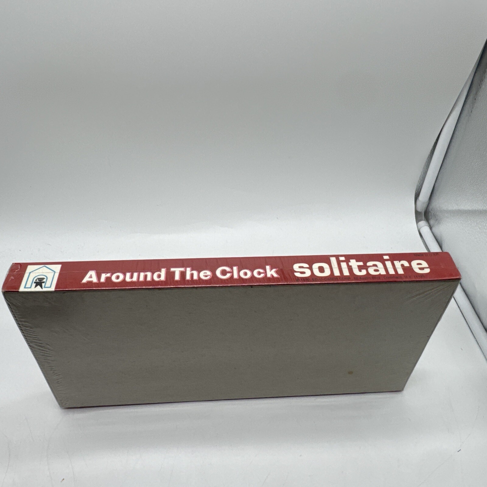1970s AROUND the CLOCK SOLITAIRE Old Stock Board Game Edu-Game FACTORY SEALED