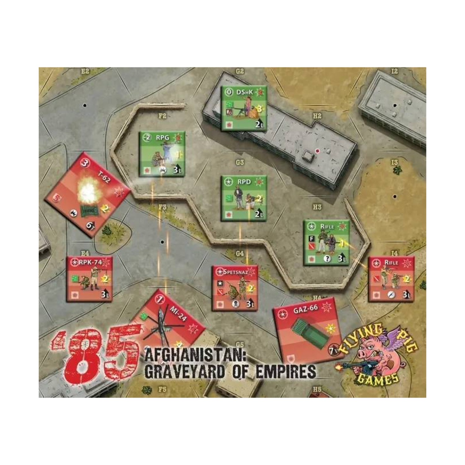 Flying Pig Wargame ’85 Neoprene Mousepad New