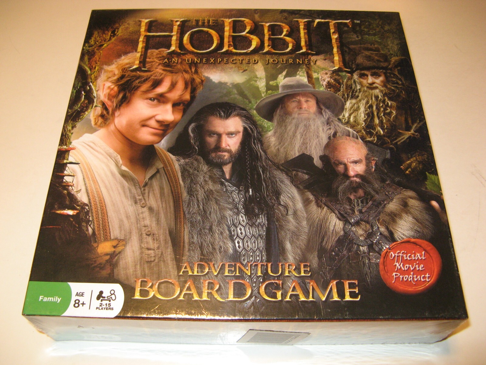 Hobbit Unexpected Journey Adventure Board Game SW Pressman family 2012 LOTR