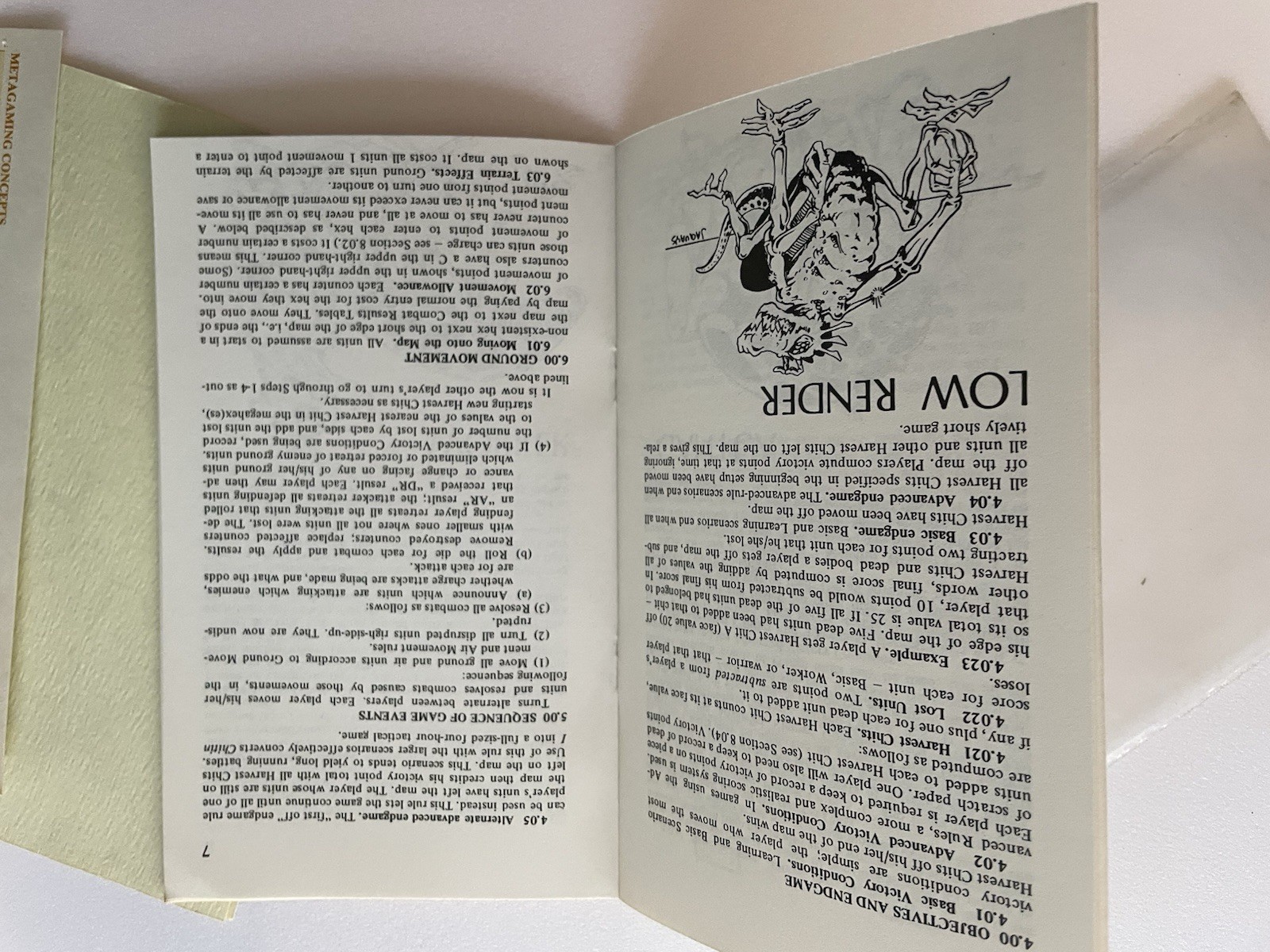 Metagaming MicroGame #2 – Chitin I – The Harvest Wars (1st Printing) VG