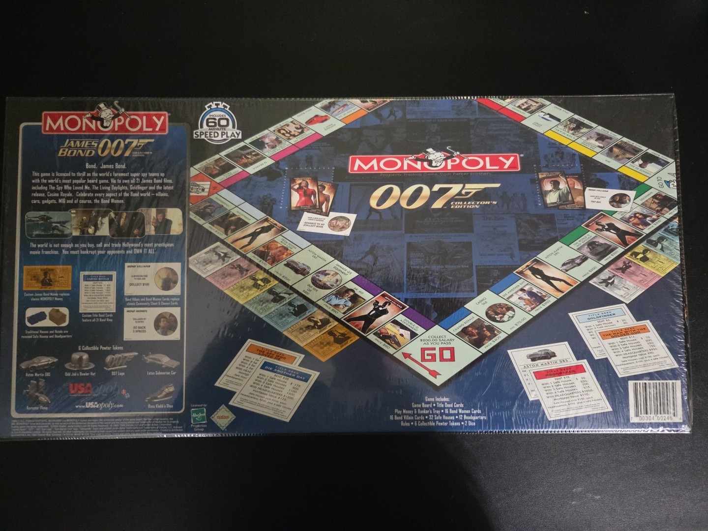 Monoploy Board Game James Bond 007 Collector’s Edition
