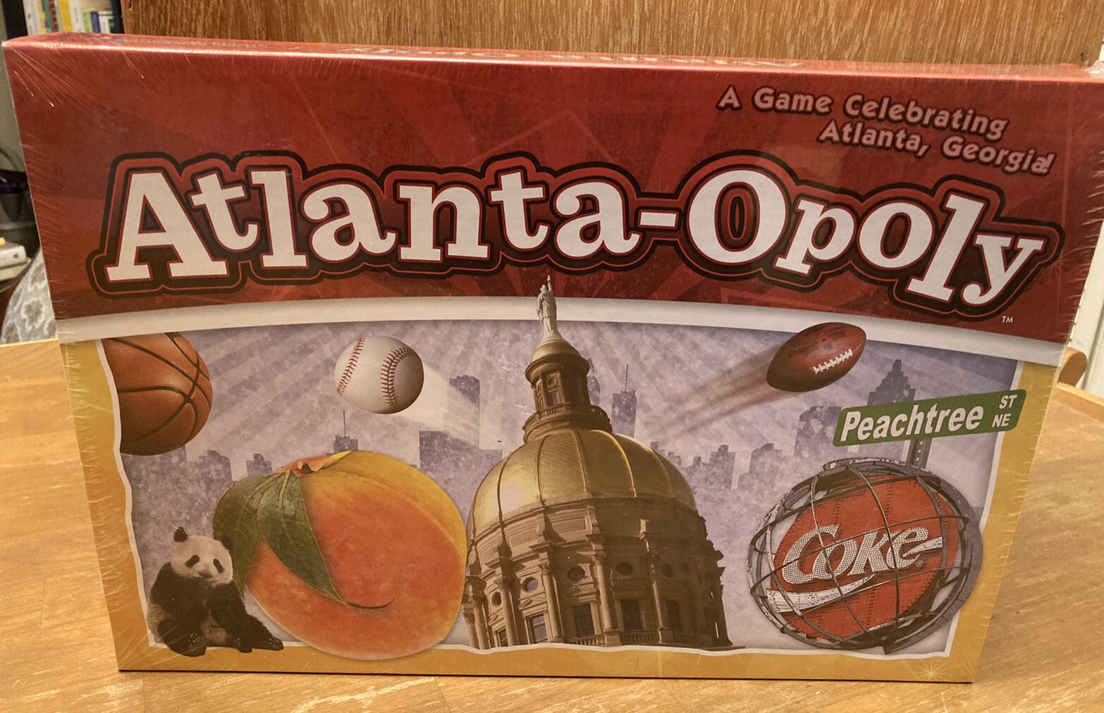 Atlanta-Opoly Late for the Sky Board Game Atlanta-Opoly Brand New Sealed