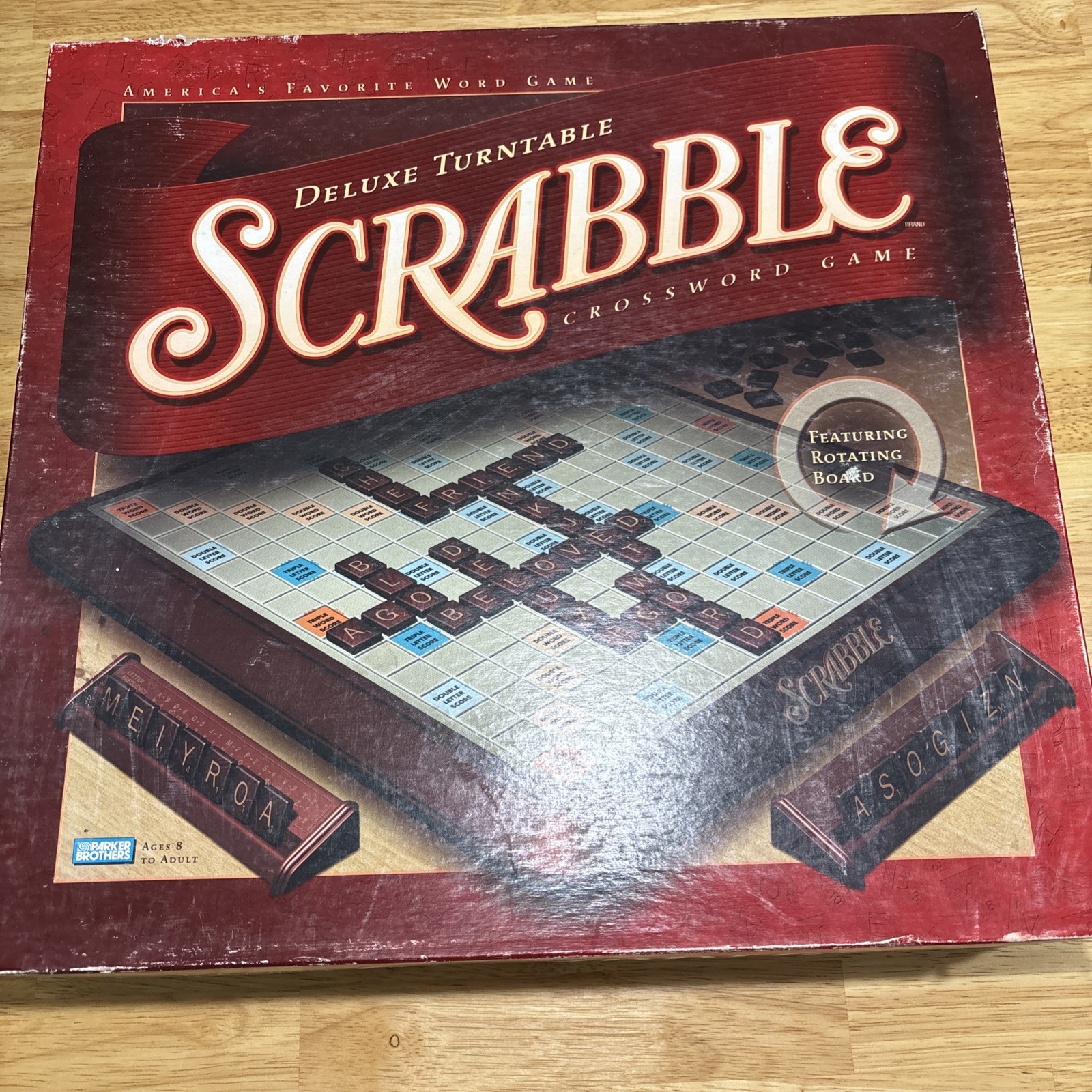Milton Bradley 4034 Scrabble Deluxe Edition Board Game 2001
