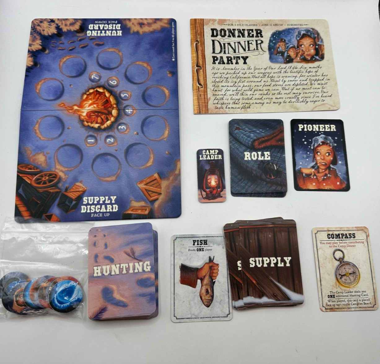 Donner Dinner Party A Rowdy Game of Frontier Cannibalism! Chronicle COMPLETE