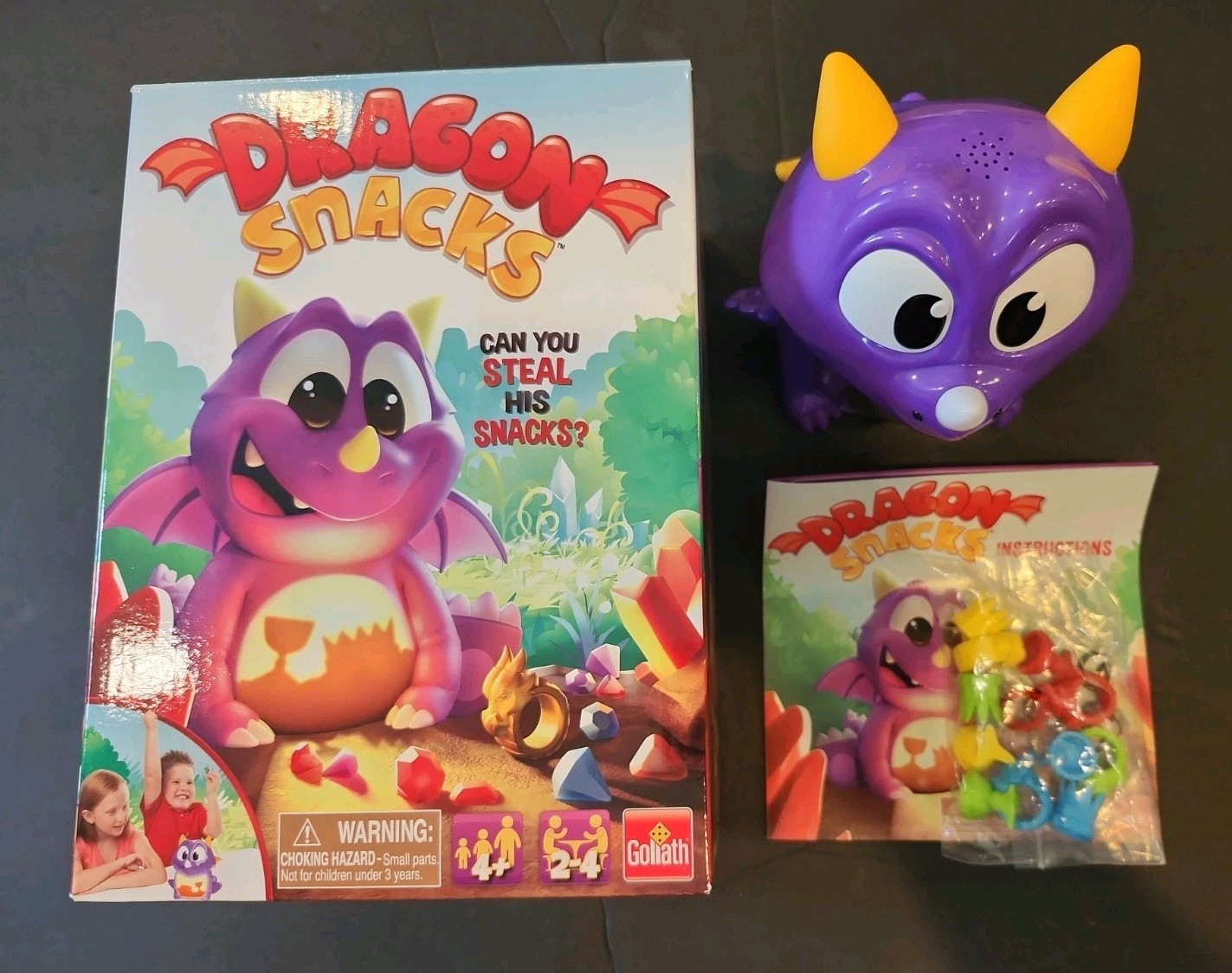 Dragon Snacks Game 2019 Electronic & Sound Ages 4-Up Complete Excellent Tested