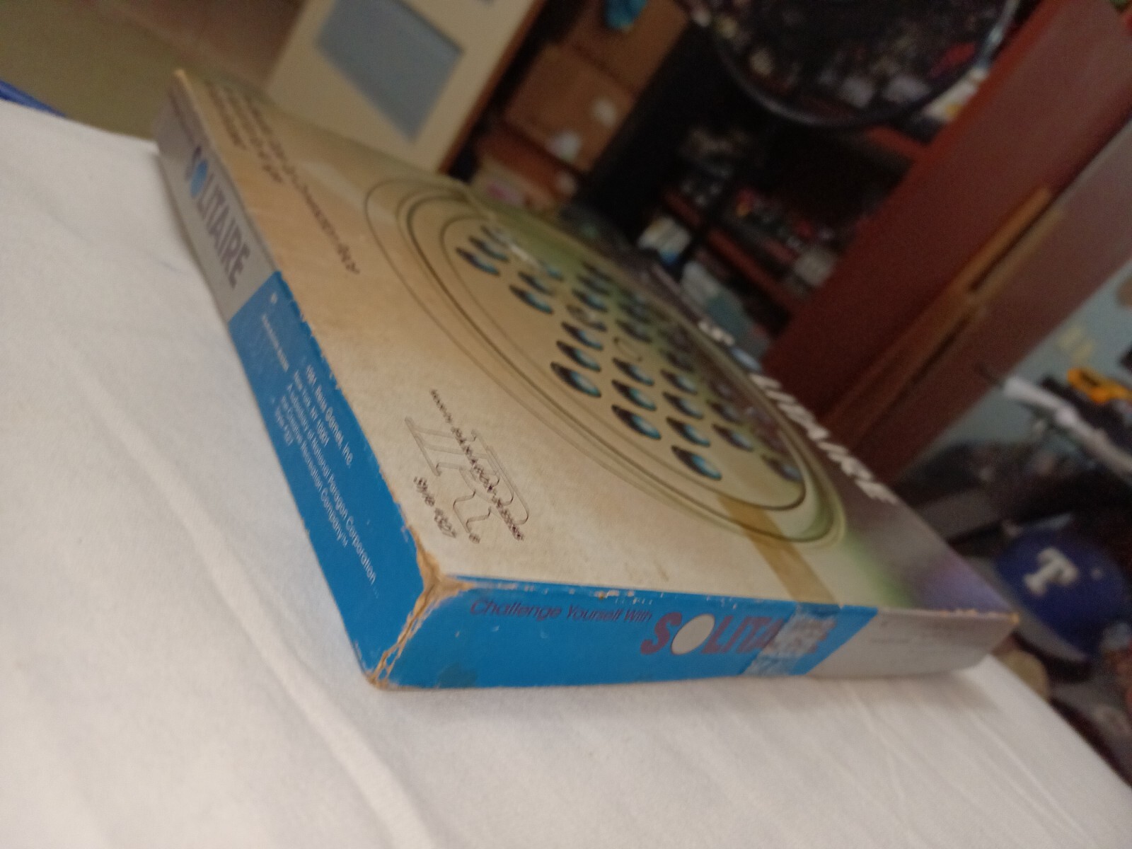 1981 Solitaire Game By Reiss Game Inc #327 Missing 2 Marbles