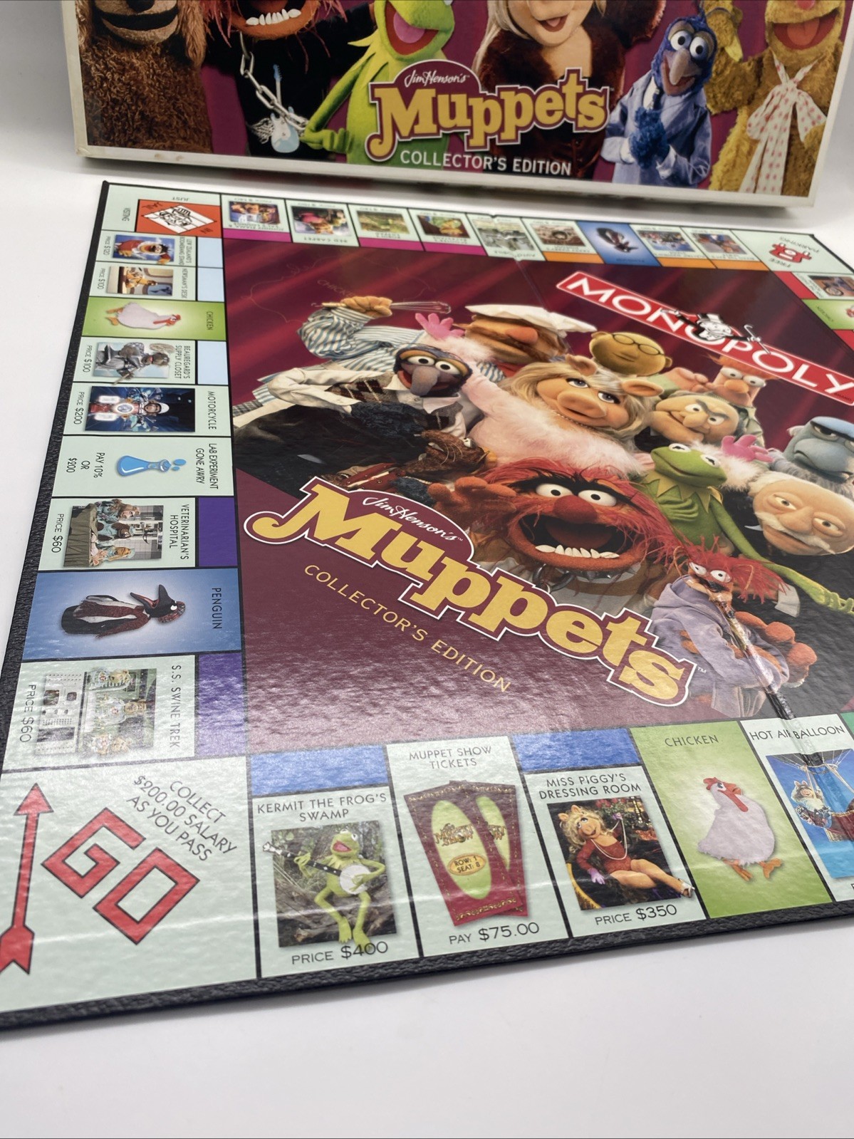The Muppets Monopoly Collector’s Edition Board Game 2003 COMPLETE