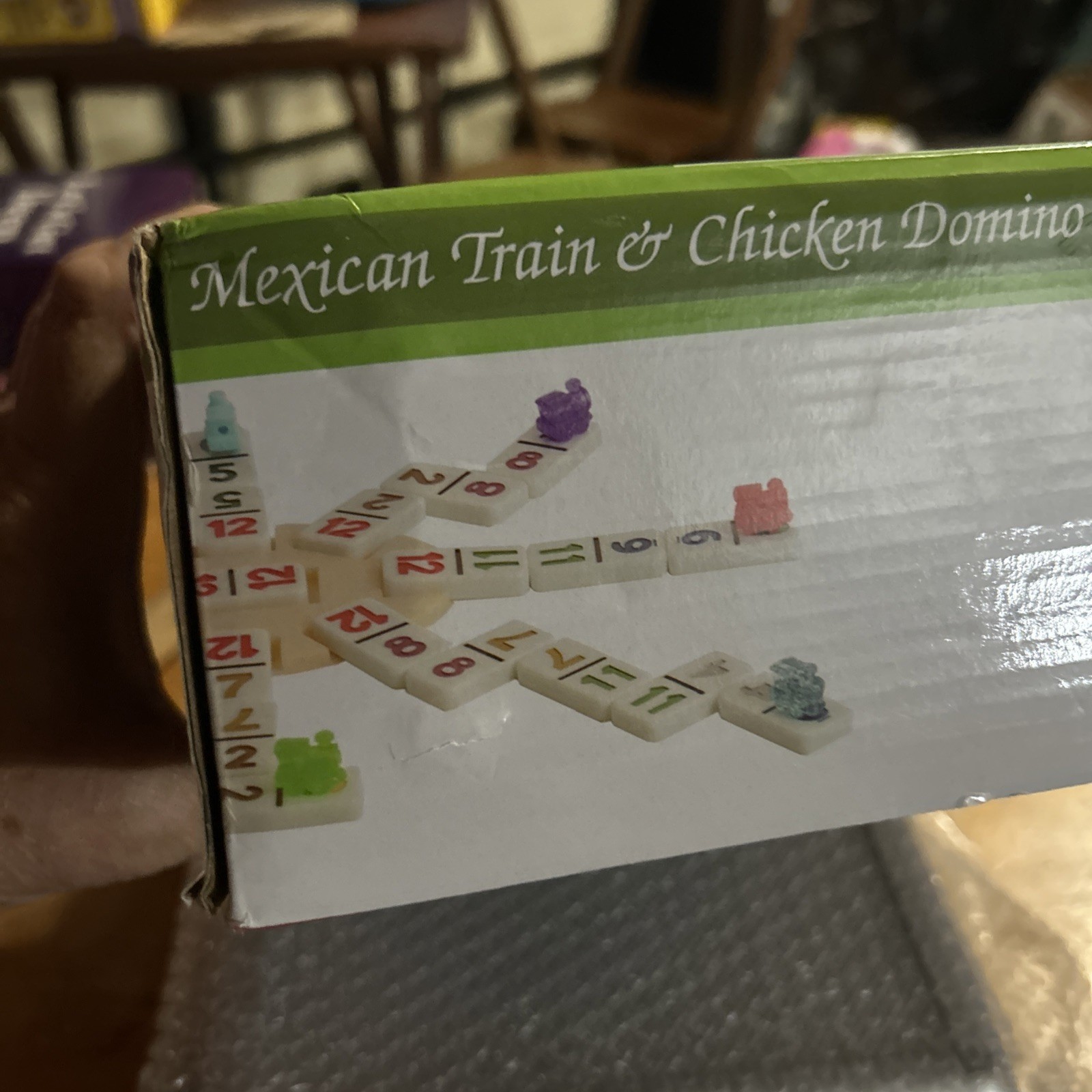 Mexican Train & Chicken Domino Set Pro Set of 91 Double 12 W/ Case CHH games
