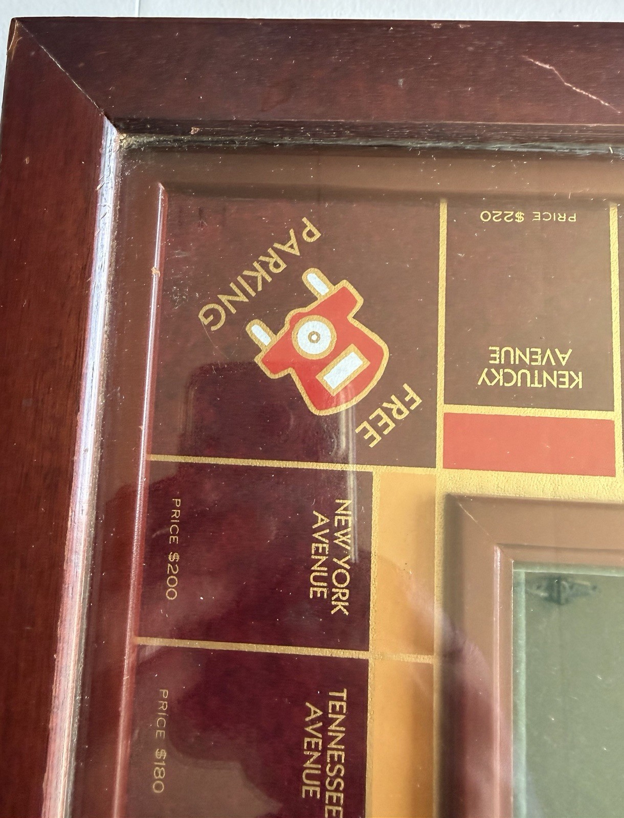 Franklin Mint MONOPOLY Gold Collector’s Edition Wood Board Game 1991 With Table