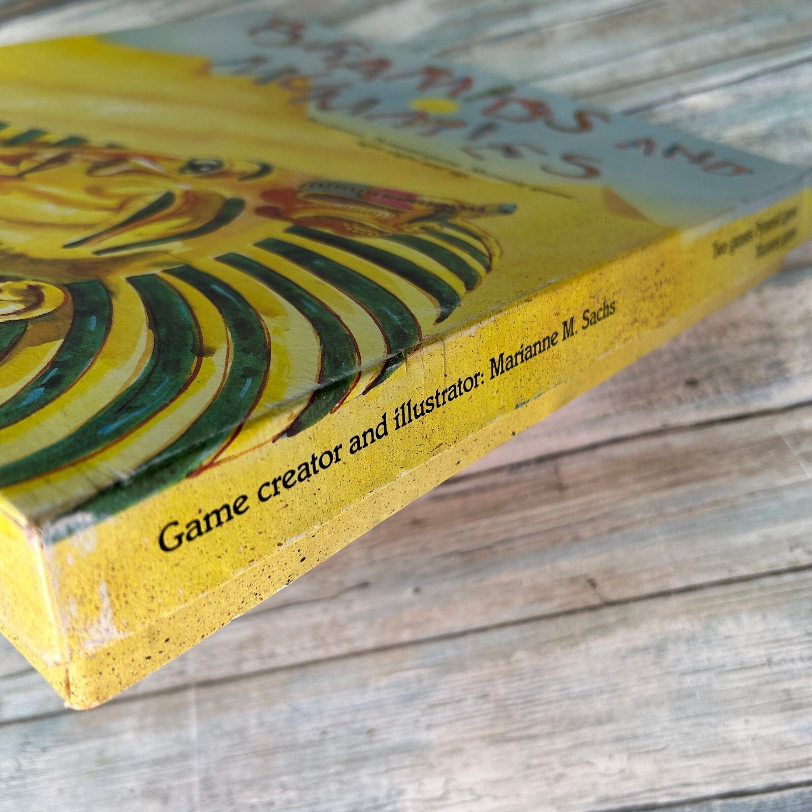 Aristoplay Boardgame Pyramids and Mummies Box Vintage 80s 1988 Retro