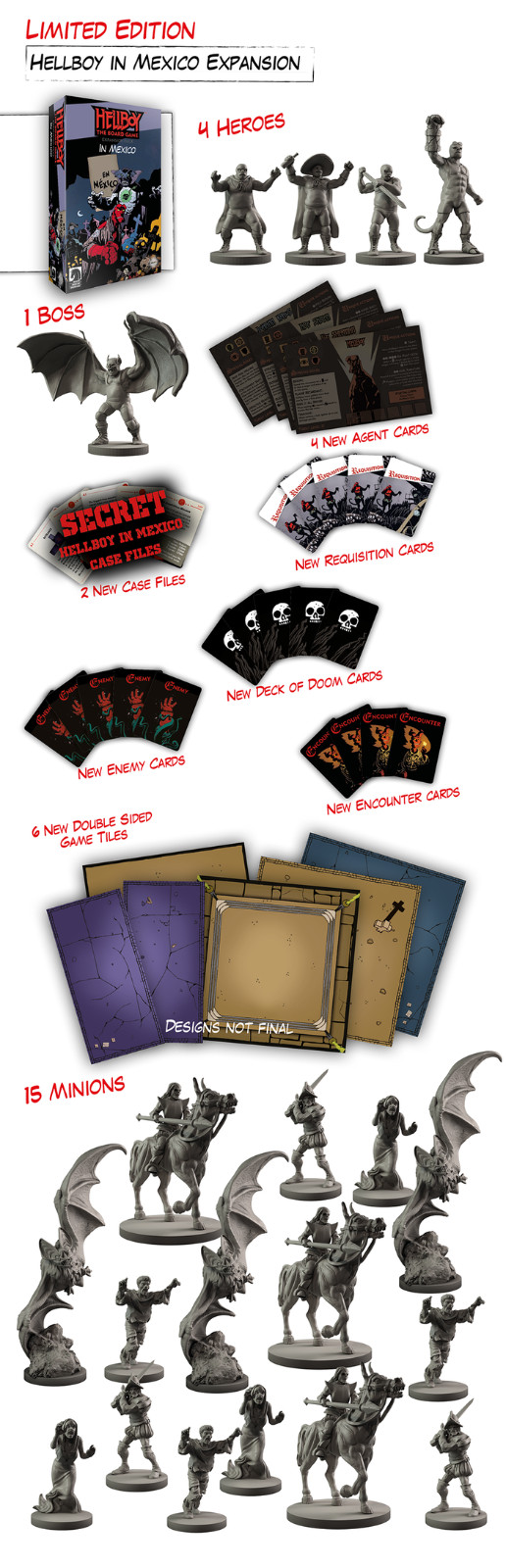 Mantic Hellboy The Boardgame Hellboy in Mexico Expansion Boxed Set