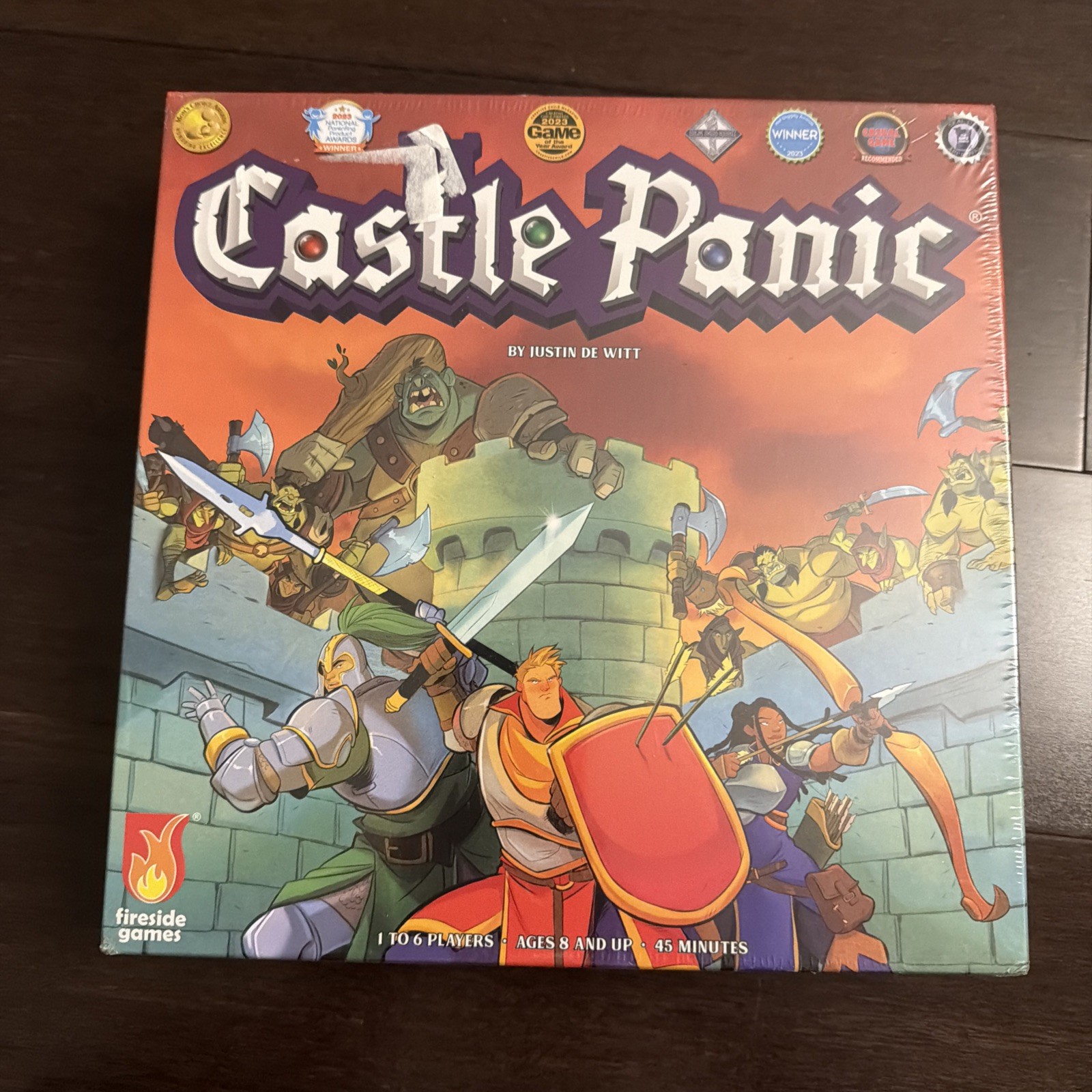 Castle Panic 2nd Edition 6 Players Cooperative Board Game for Adults, Ages 8+