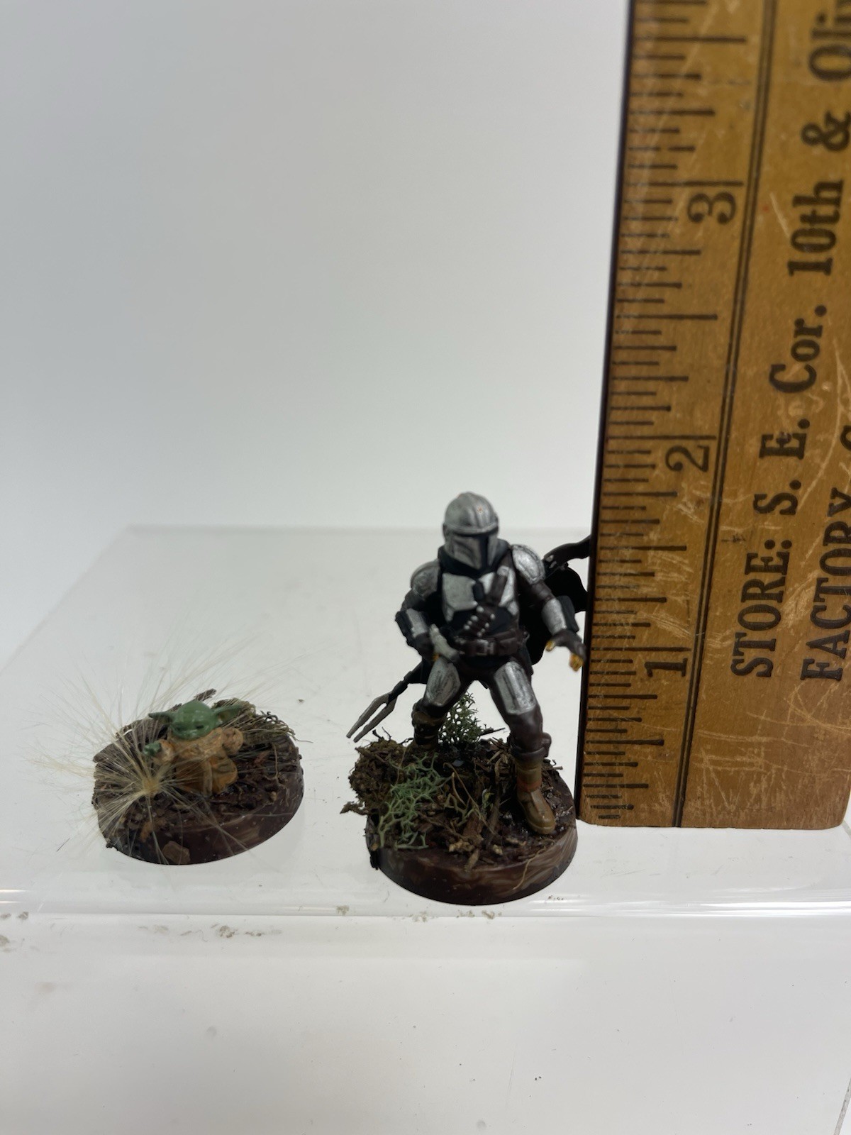 Hand Painted Star Wars Legion Din Djarin & Grogu Operative Expansion AMG SWL98