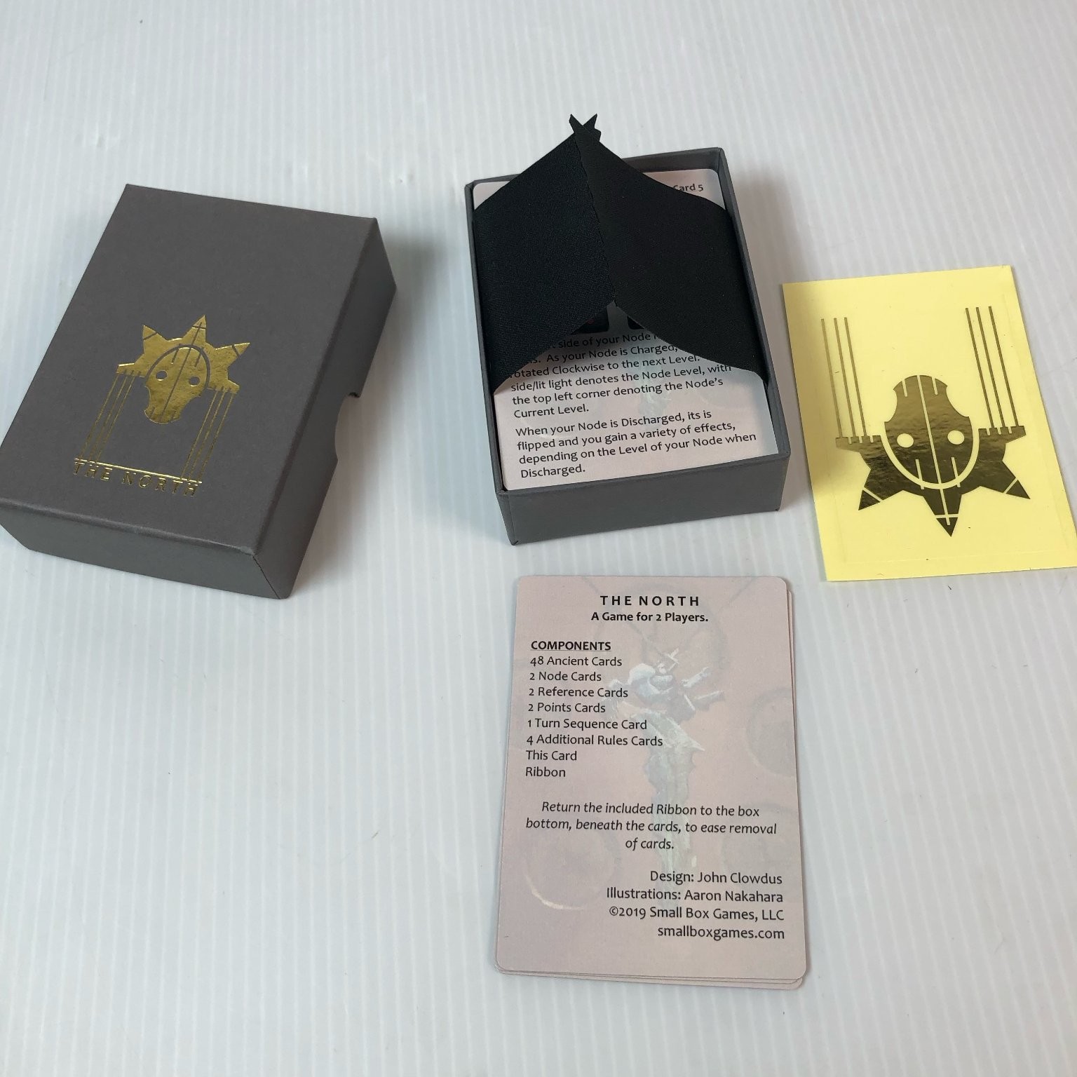 The North by Small Box Games Board Game 2 Players Cards 2019