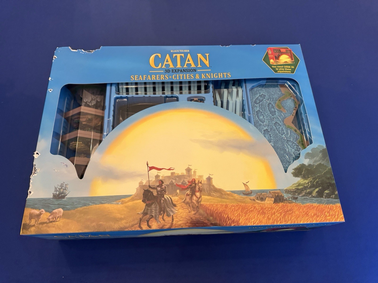 Catan Studio Catan 3D Edition Board Game + Seafarers, Cities & Knights Exp