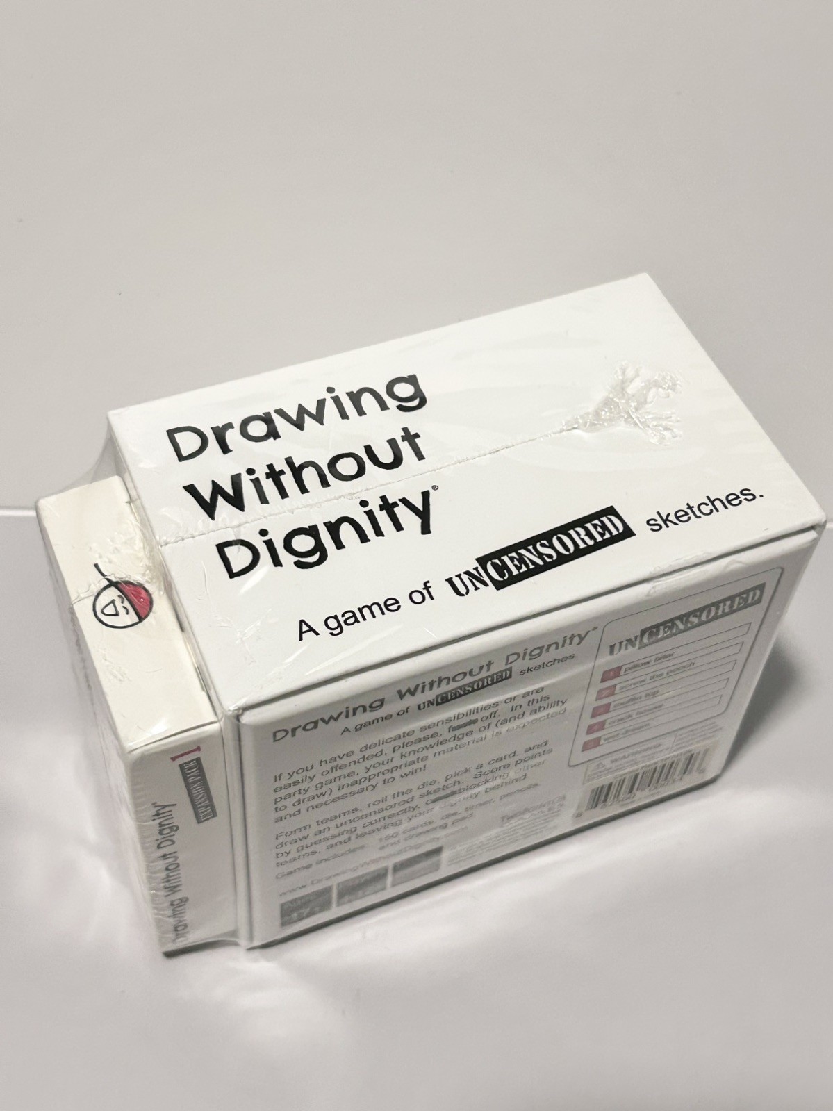 Drawing Without Dignity Party Game + Expansion Pack 1 Adult Card Game Complete