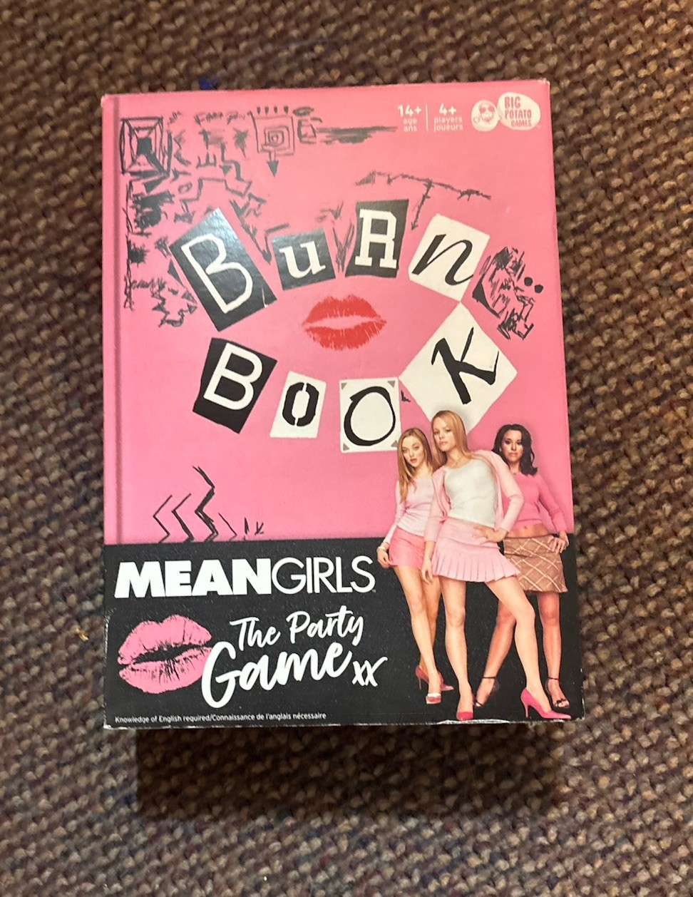 Mean Girls Burn Book The Party Game – UNUSED COMPLETE Set