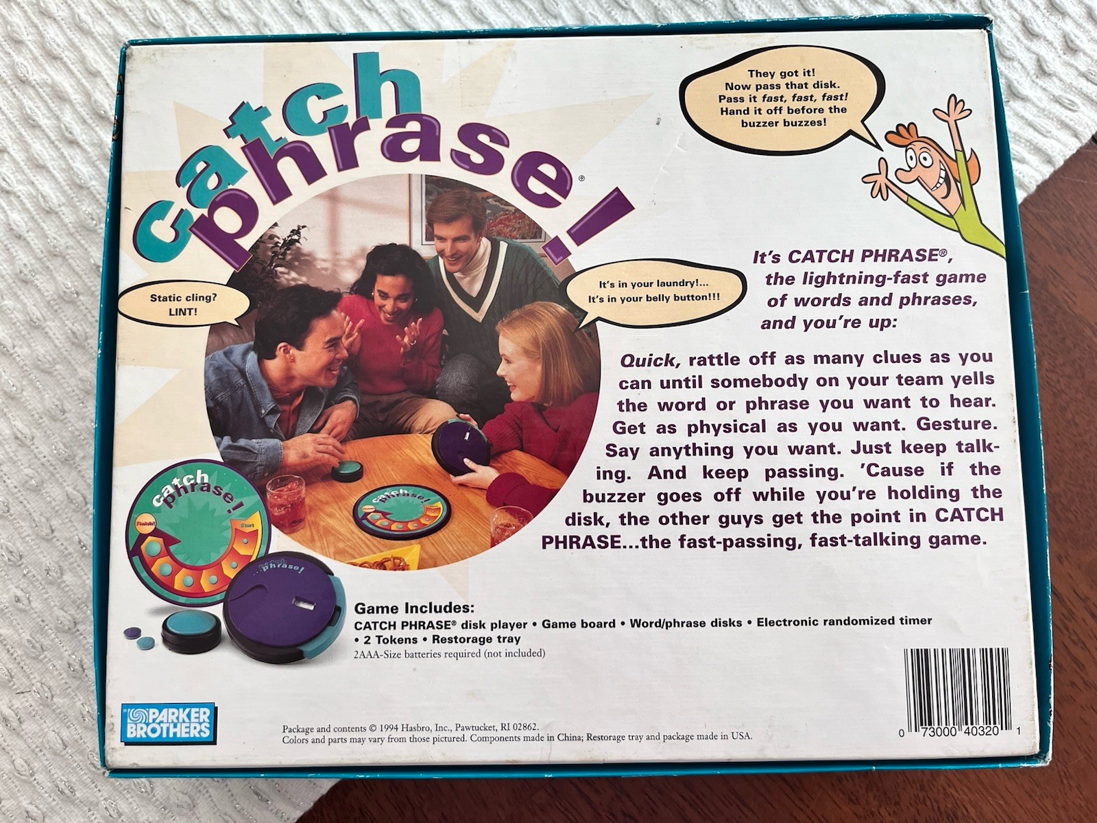 Vintage 1994 Hasbro Catch Phrase Party Game Works Complete Great Condition