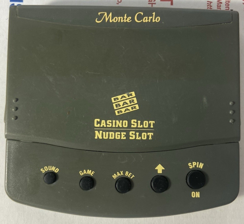 Lot of 3 Radica Monte Carlo Acey Deucy Poker, Blackjack & Casino Slot – All Work
