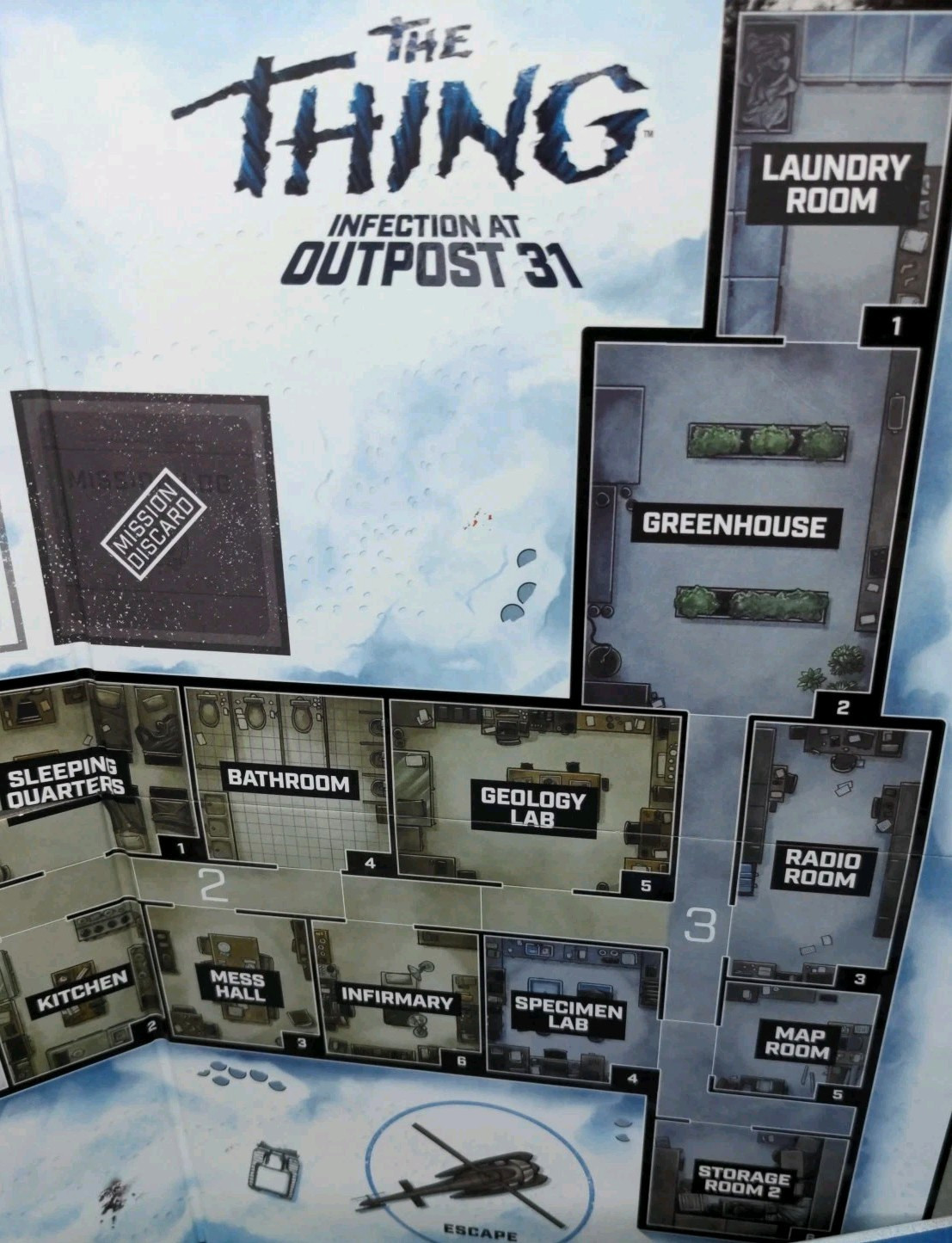 The Thing Infection at Outpost 31 – Mondo Games Open Box Components Sealed