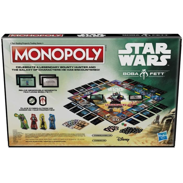 Monopoly – Star Wars: The Book of Boba Fett Edition Board Game | New & Sealed