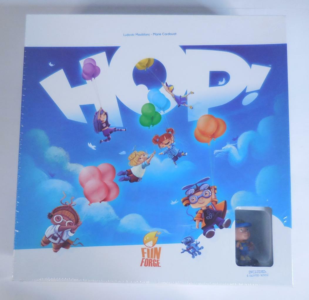 HOP! 3D Board Game by Fun Forge with Painted Mini Figurine – New