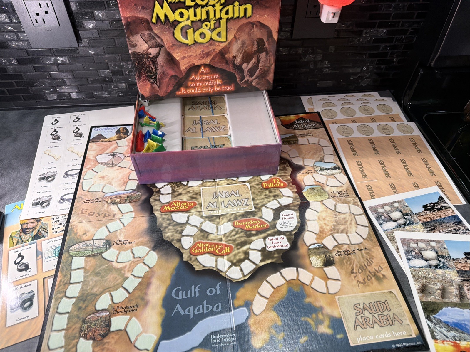The Lost Mountain of God Bible Exodus Hebrews Bob Cornuke Family Board Game 7+