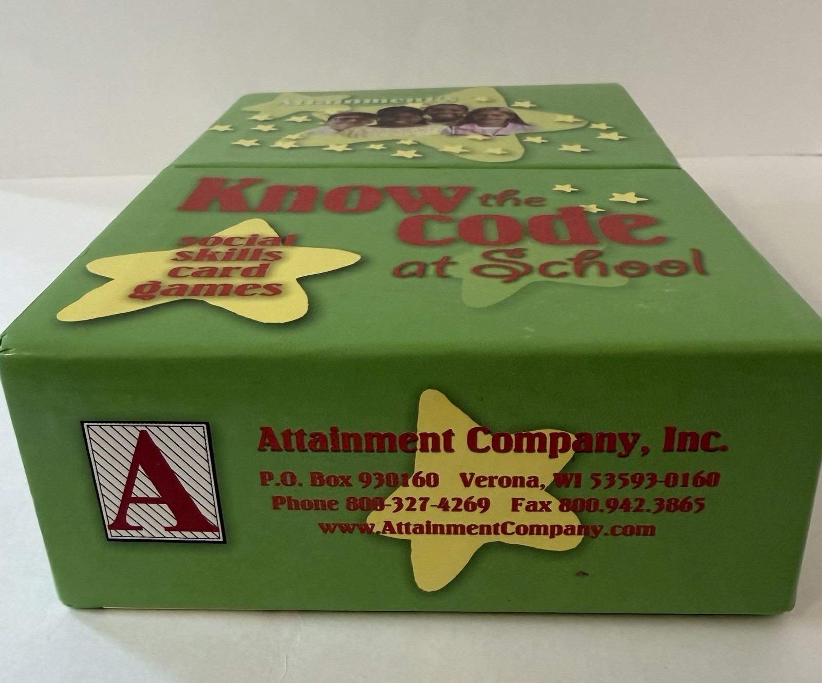 Vintage 2003 Know The Code At School Social Skills Game By Attainment Pre-Owned