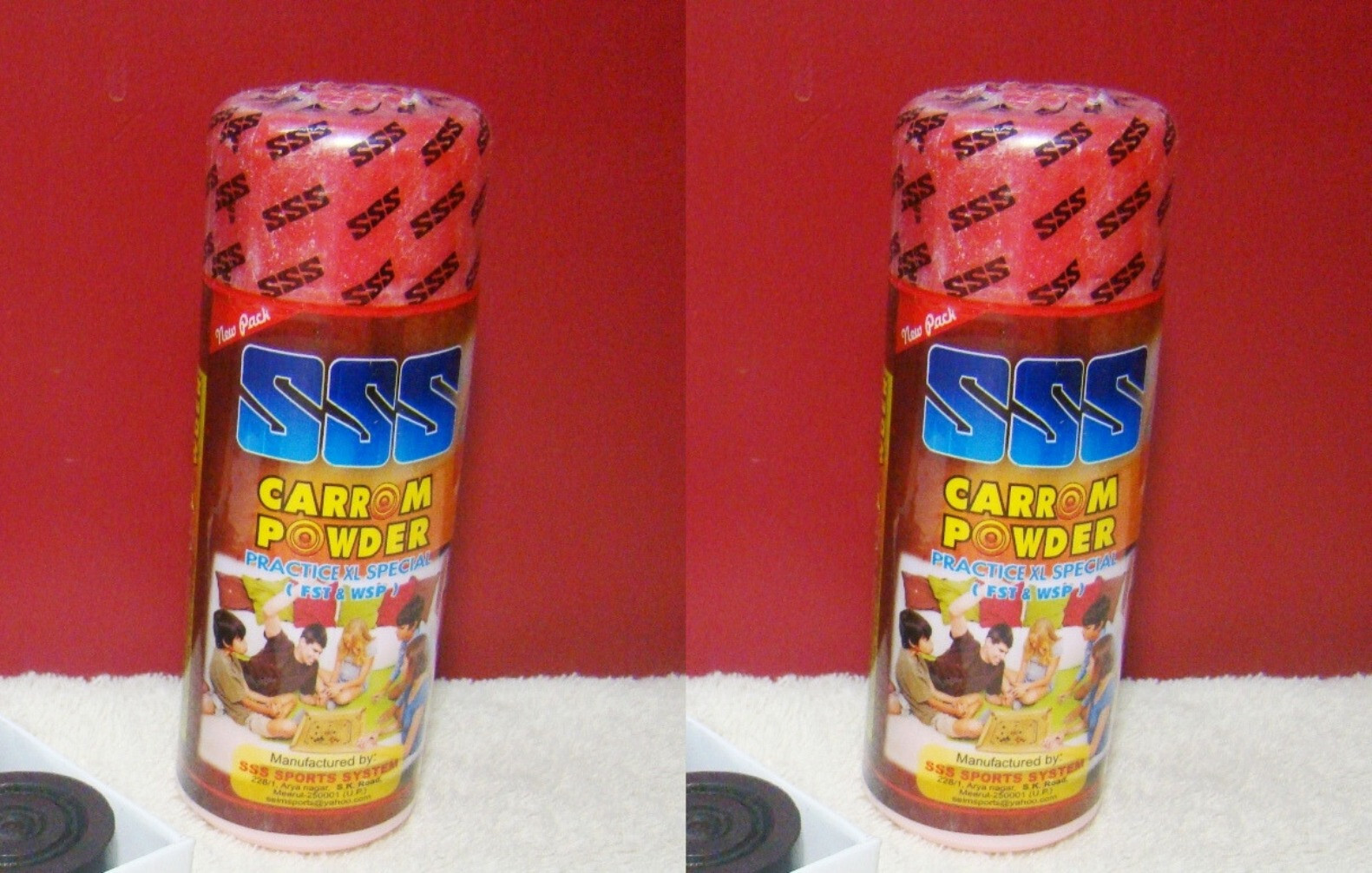 Carrom Powder 320g Carom Board 2x 160g Soft Jumbo Pack Board Game Free Ship