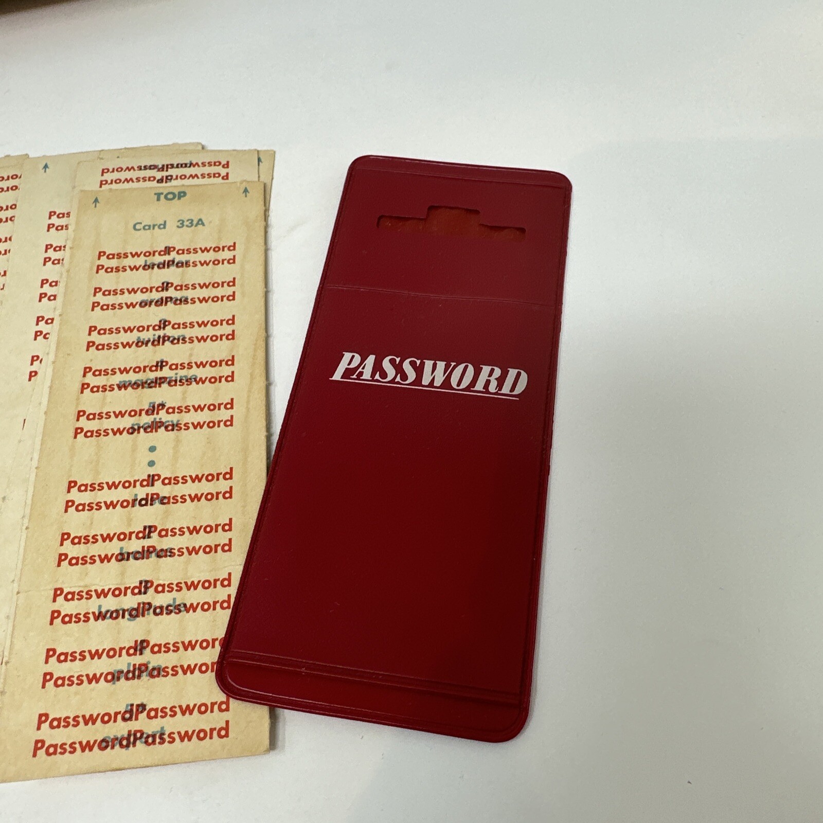 Vintage Password Game 1963 Complete Milton Bradley 4260 USA