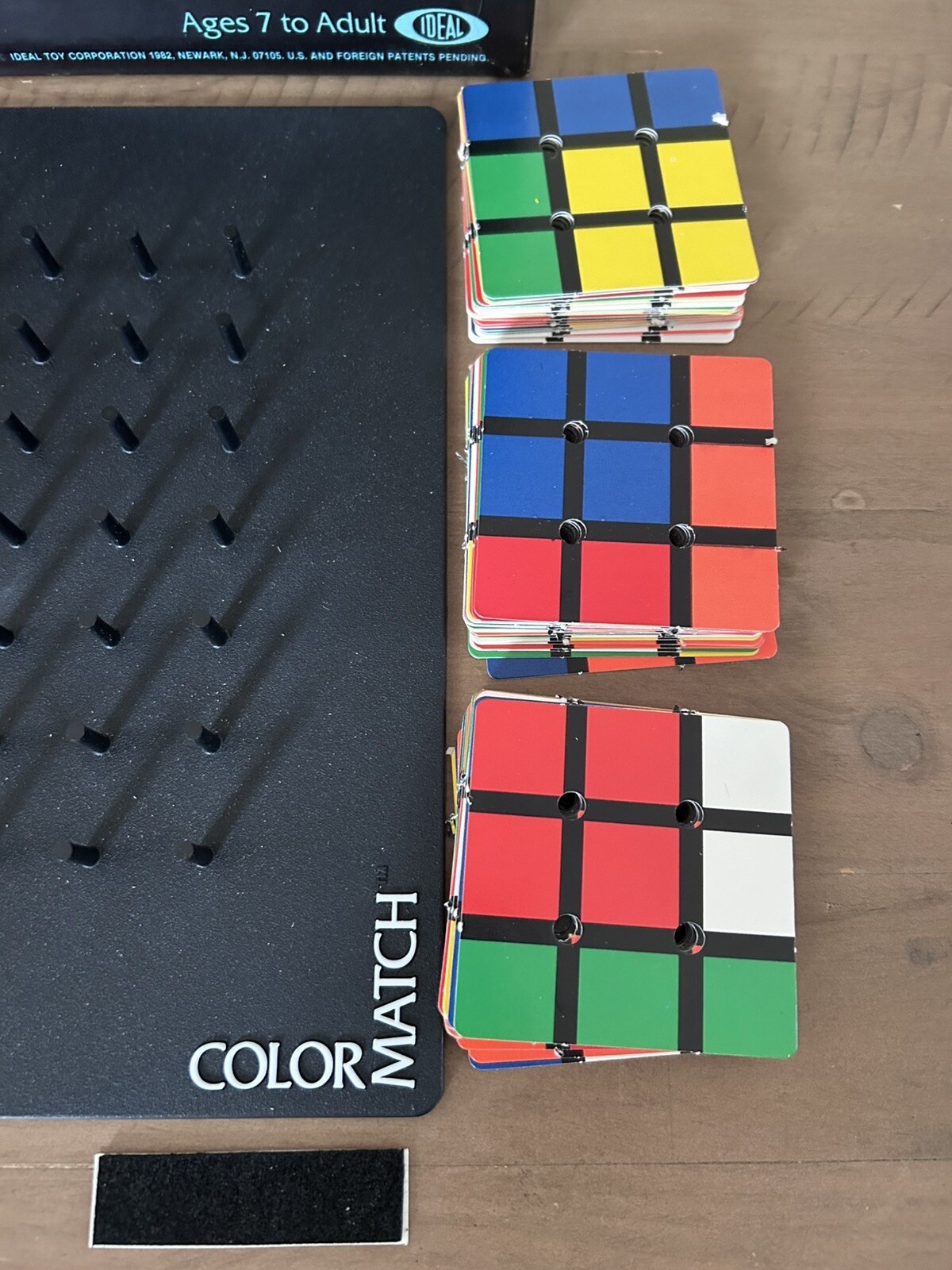Vintage Color Match (from Rubik’s Cube makers) Board Game – 1982 COMPLETE