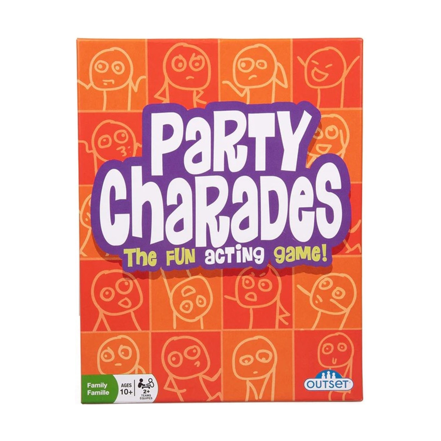 Outset Media Boardgame Party Charades (2019 Ed) Box NM