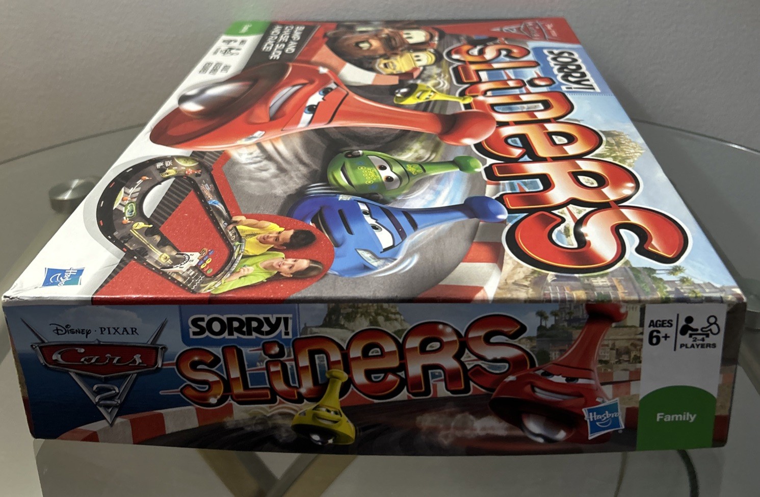 SORRY SLIDERS Disney Pixar CARS 2 Edition Game 2011 Hasbro COMPLETE