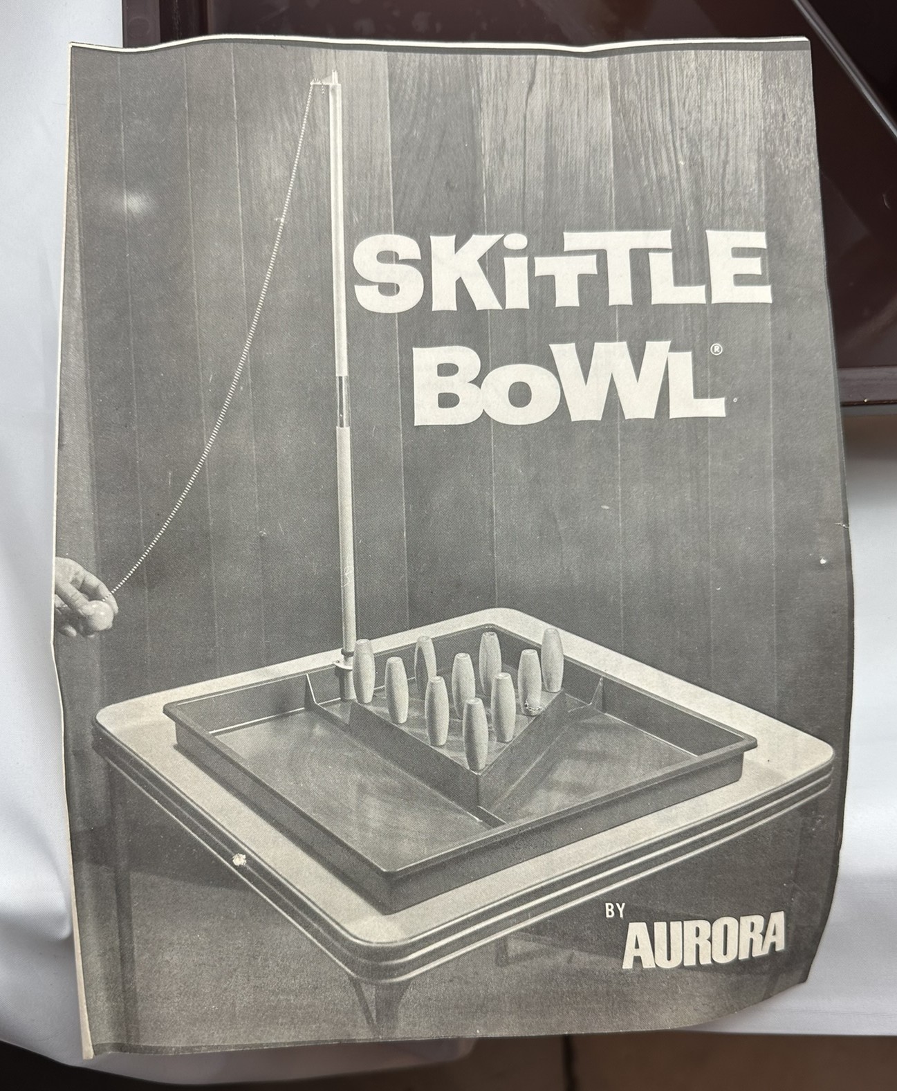 1967 Aurora Skittle Bowl Complete in Great Condition FREE SHIPPING