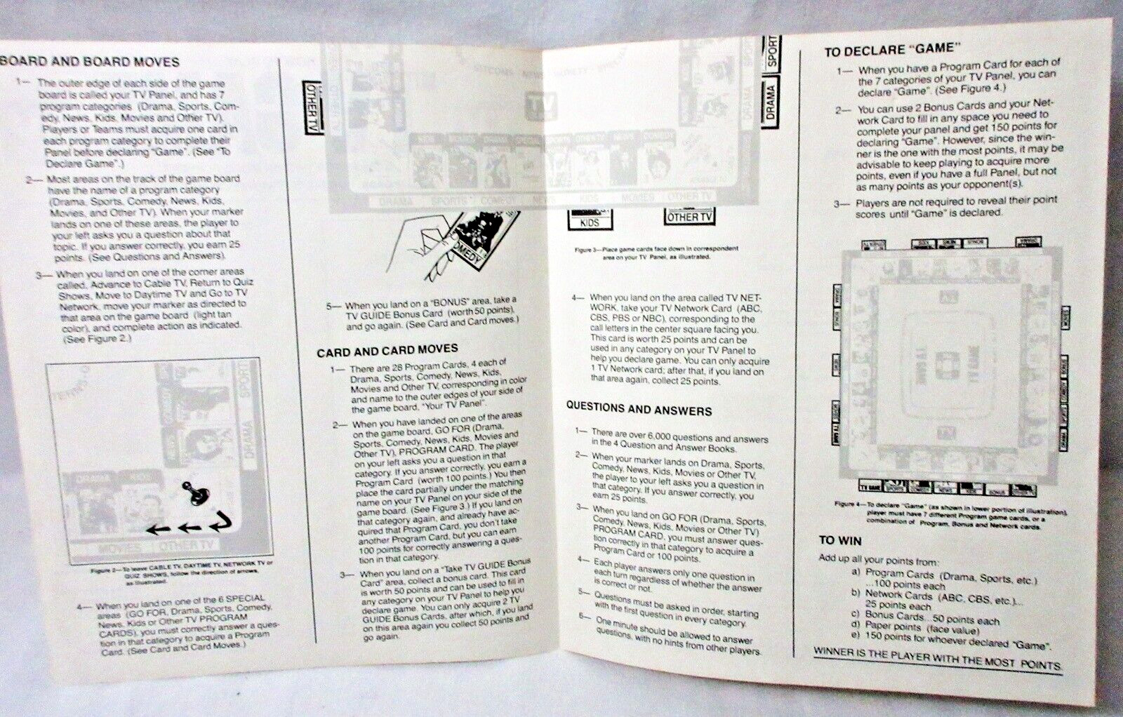 Vintage TV GUIDE Trivia Game 10 to Adult 2+ Players by Trivia Inc 1984 Complete