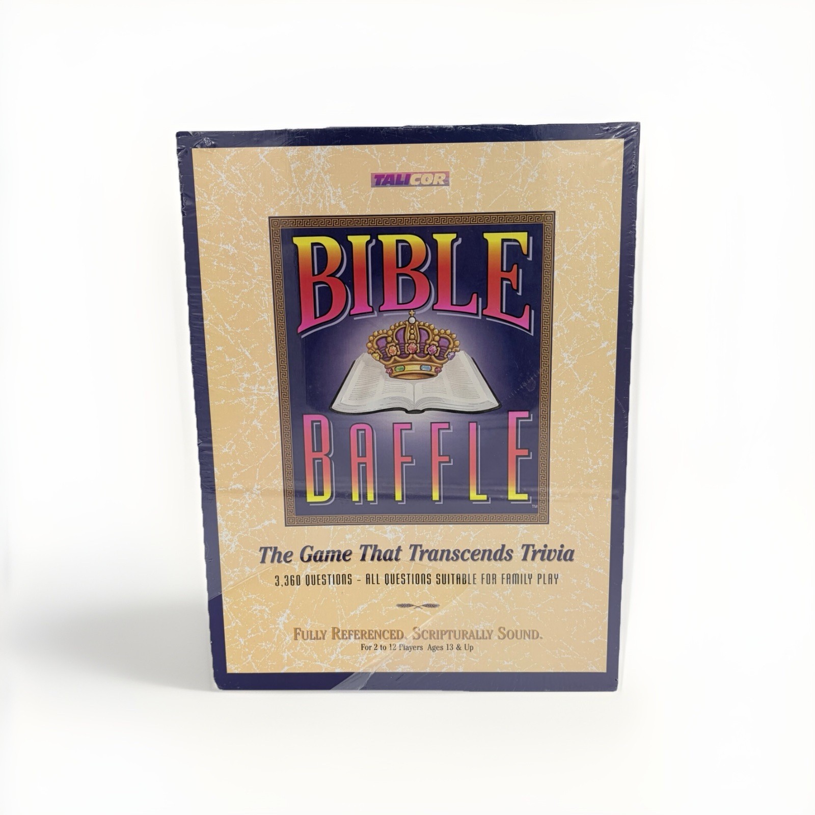 Bible Baffle Board Game BRAND NEW – Old & New Testament Trivia 1996 Talicor USA