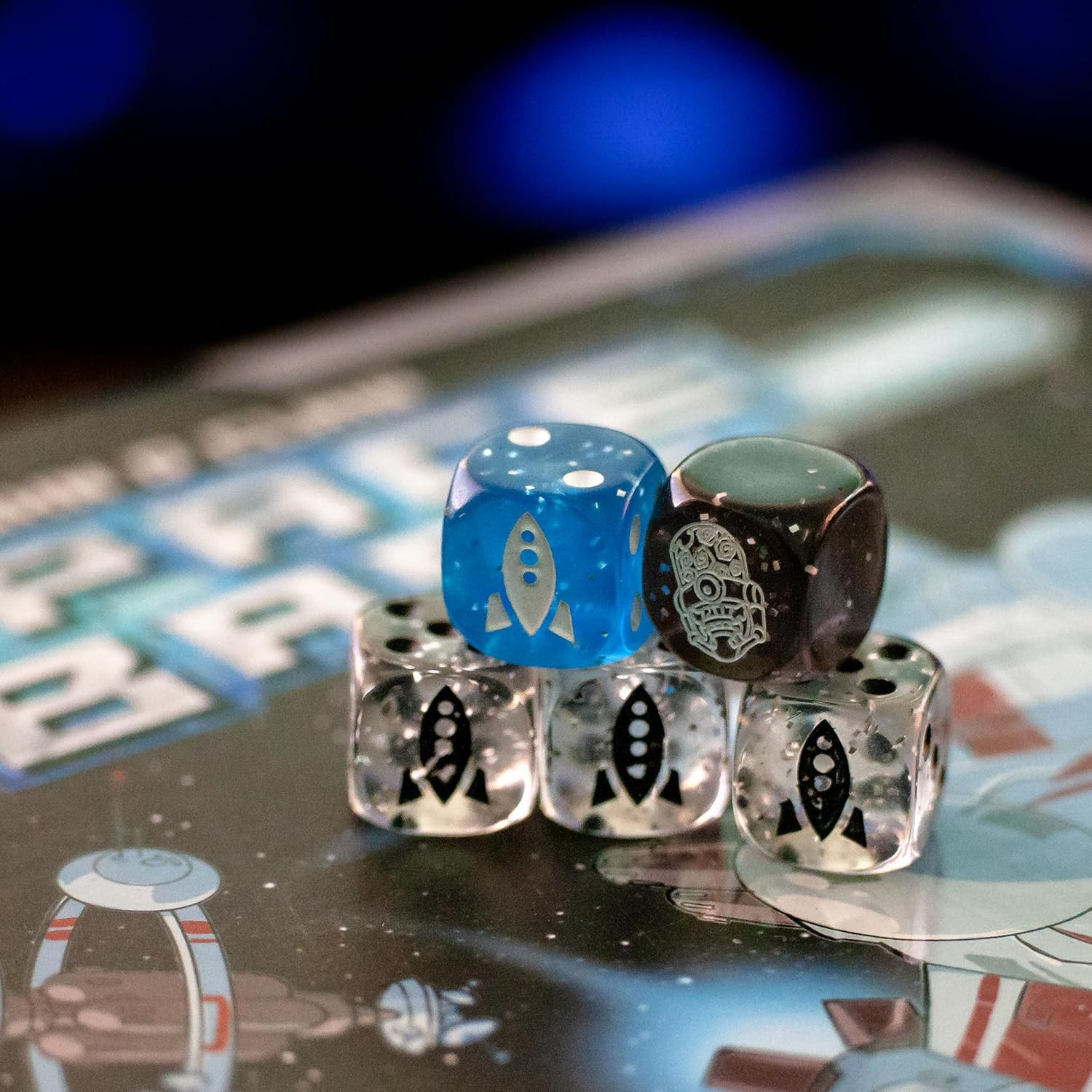 Space Base | Space Exploration Engine Building Interactive Family Dice Game | Bl