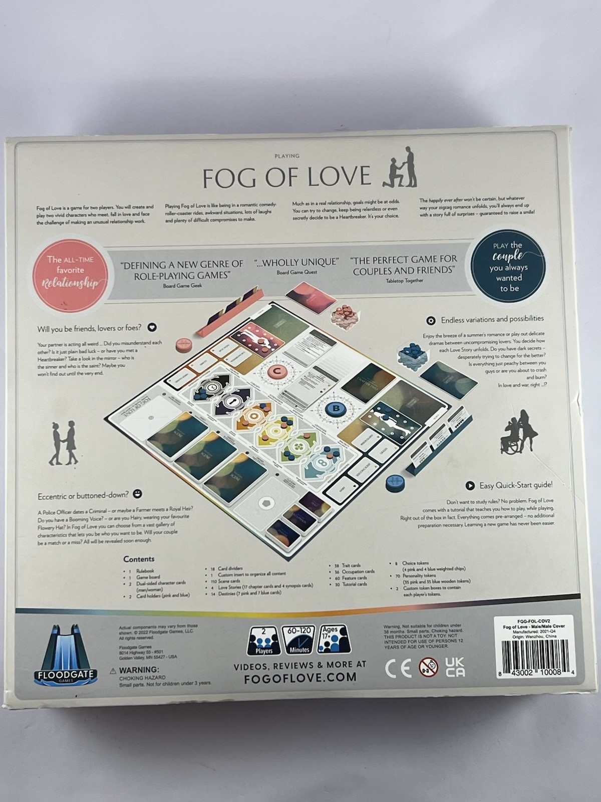 Fog of Love: Romantic Comedy as a Board Game (Alternate Gay Male Cover) Complete