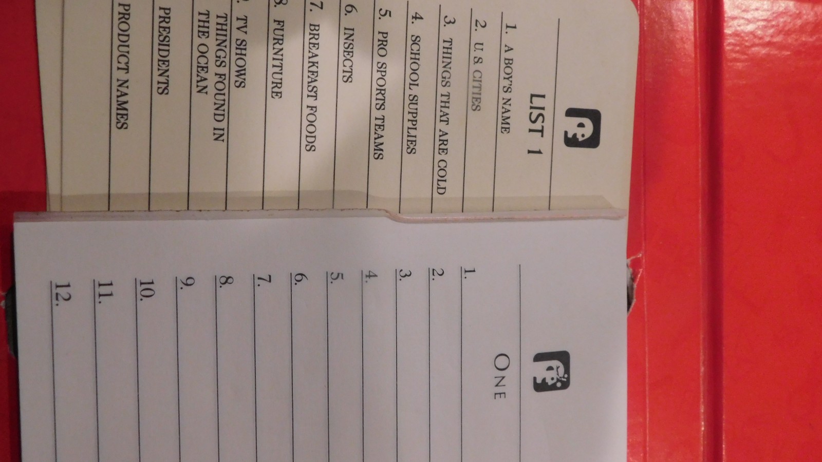 VINTAGE SCATTERGORIES GAME MILTON BRADLEY 1988 COMPLETE GREAT PARTY GAME