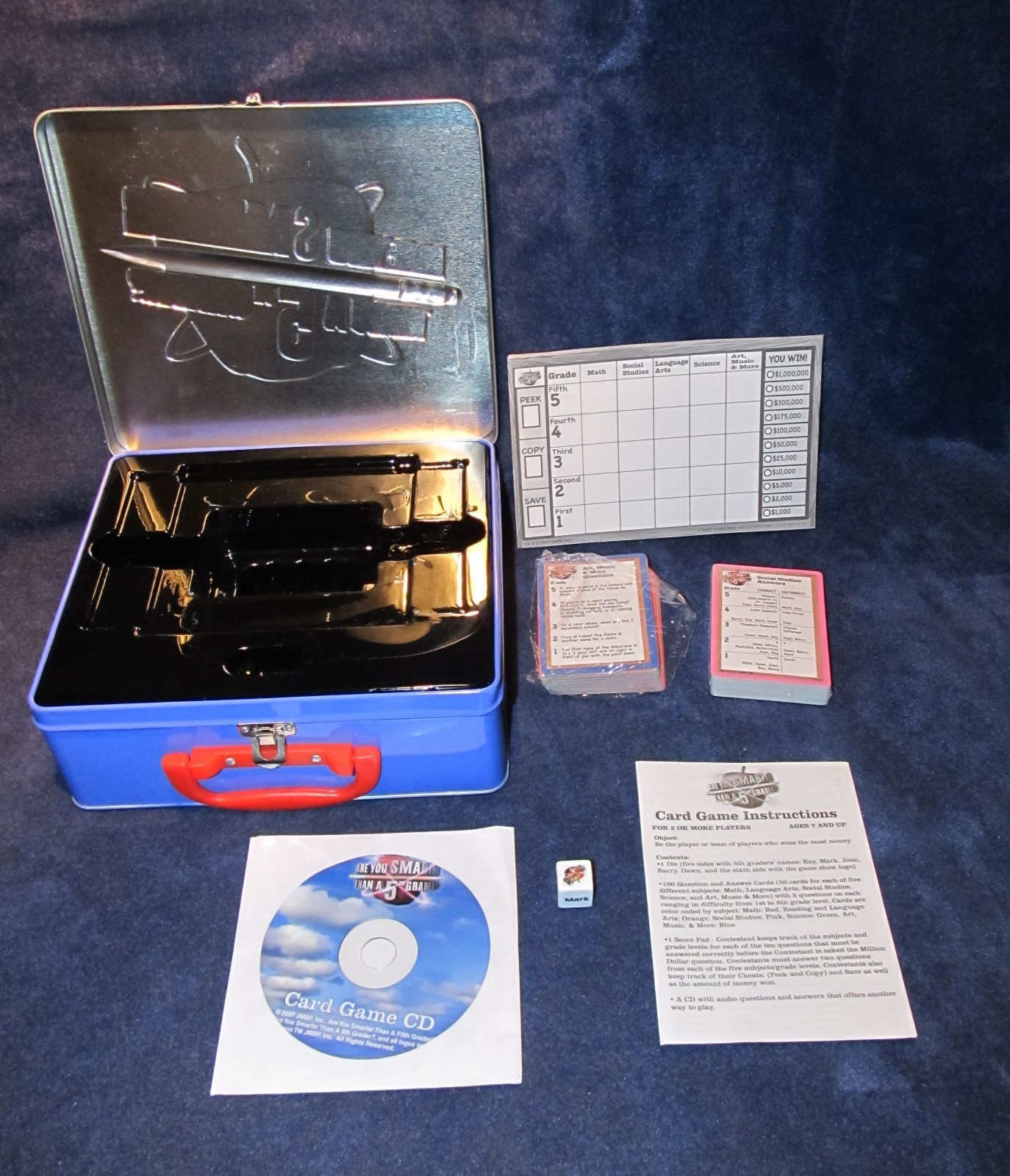 Are You Smarter Than a 5th Grader – Collector Lunchbox with CD Game