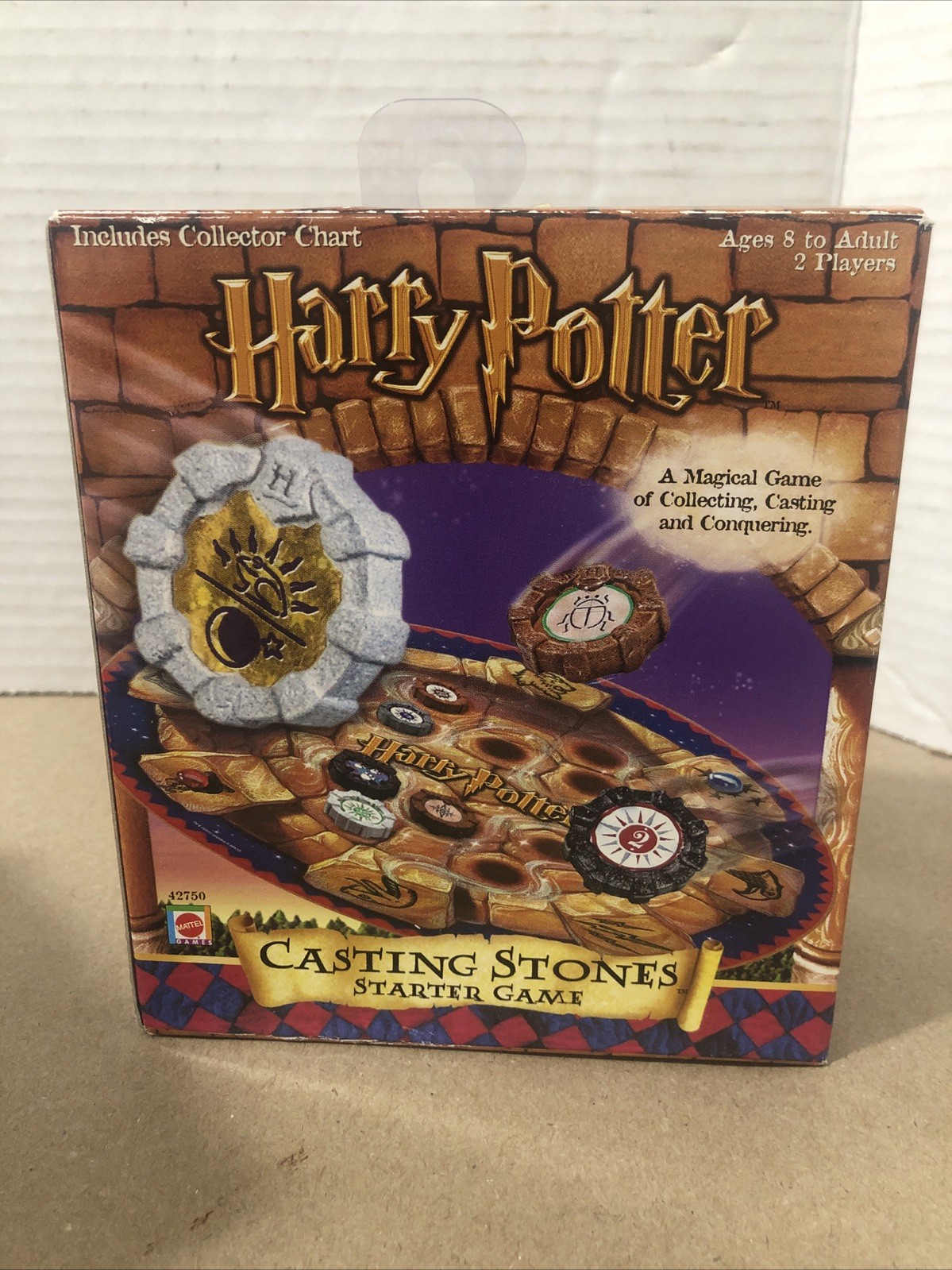 Harry Potter Casting Stones Starter Game New 2001 Mattel 42750 2 Players 8 & Up