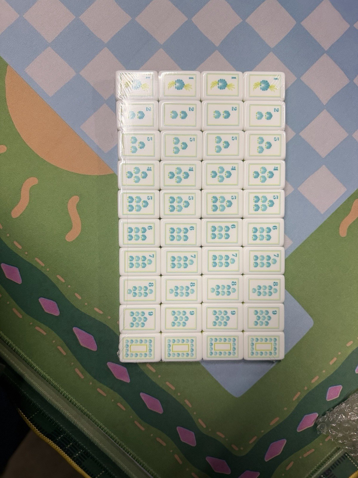 160 Mahjong Playing Tiles for American Style Game（47）