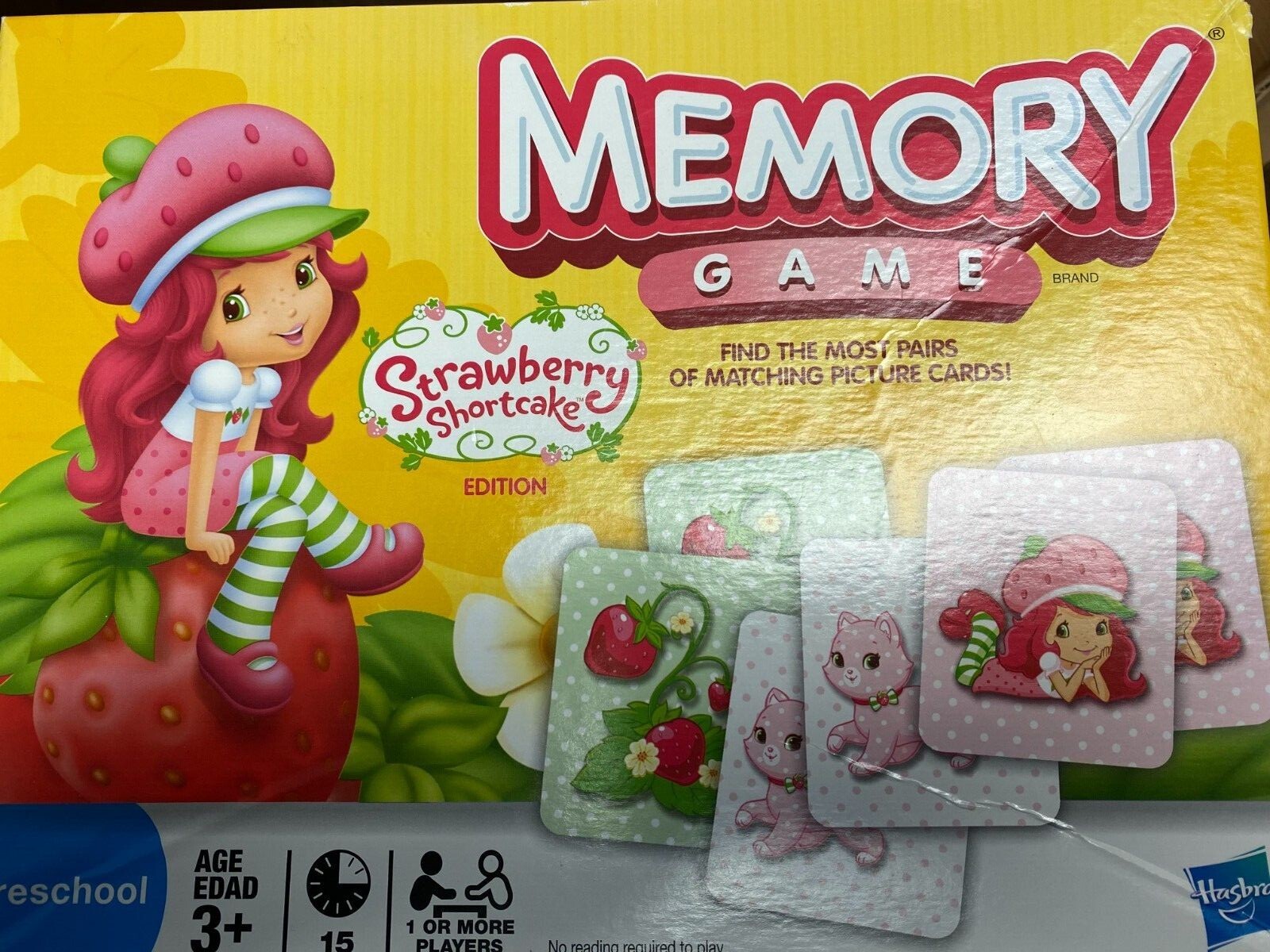 Strawberry Shortcake Edition Memory Matching Game – 2009 Hasbro