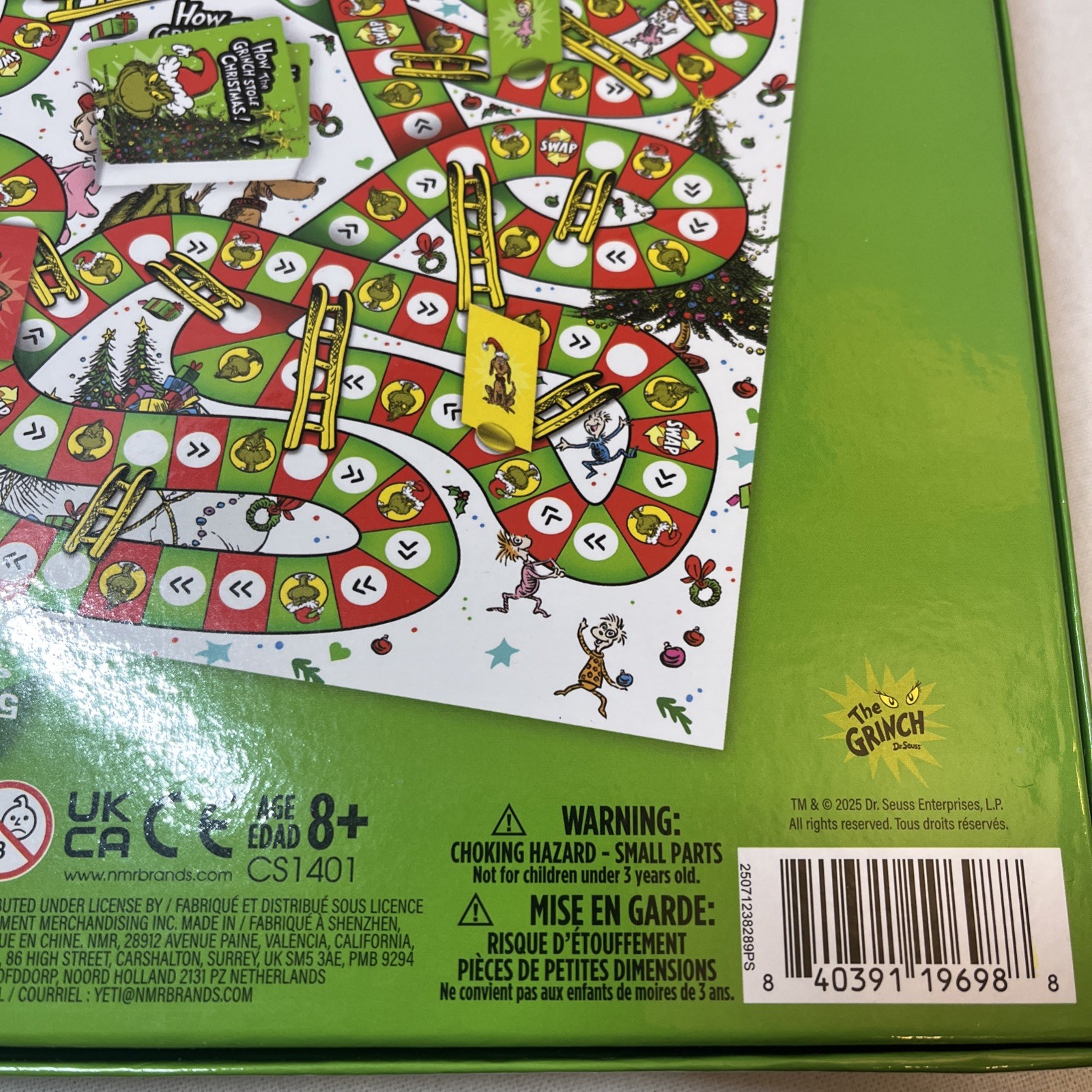 The Grinchmas Journey Board Game New in Box by Aquarius 8+ Years 2-4 Players