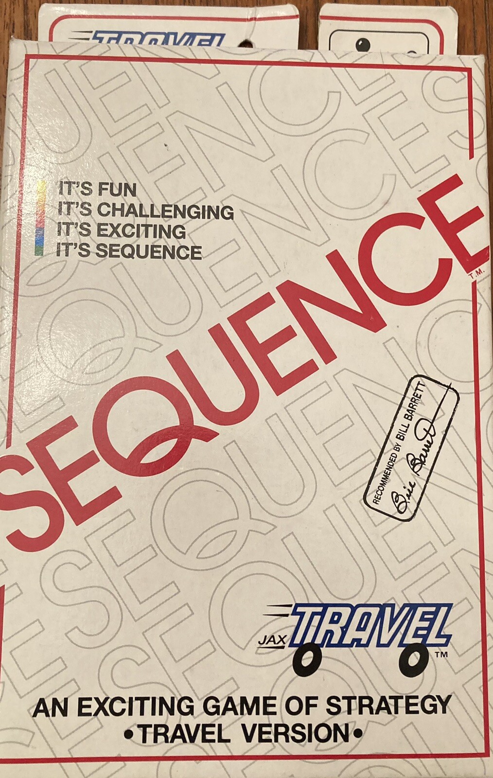 SEQUENCE Board Game, Strategy Game, Travel Board Game, NEW
