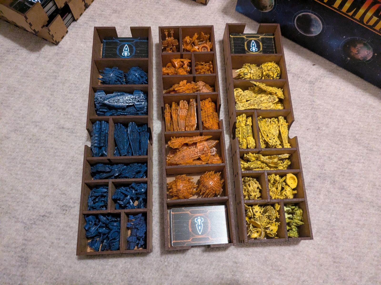 Wooden Insert + Map Frame + Codex 1-3 for Twilight Imperium 4th Edition & POK