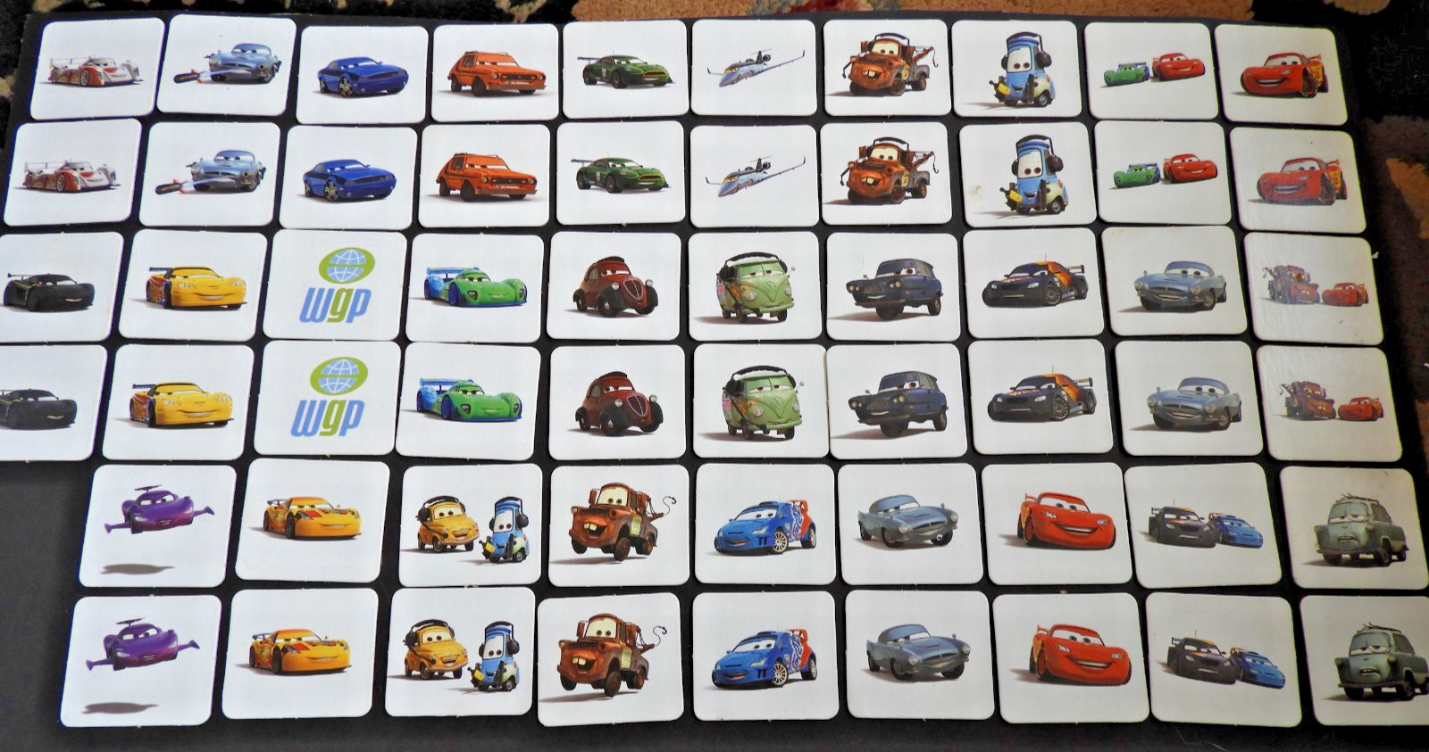 Toy Story 3 & Cars 2 Disney Pixar Memory Games Hasbro Almost Complete Cards Only