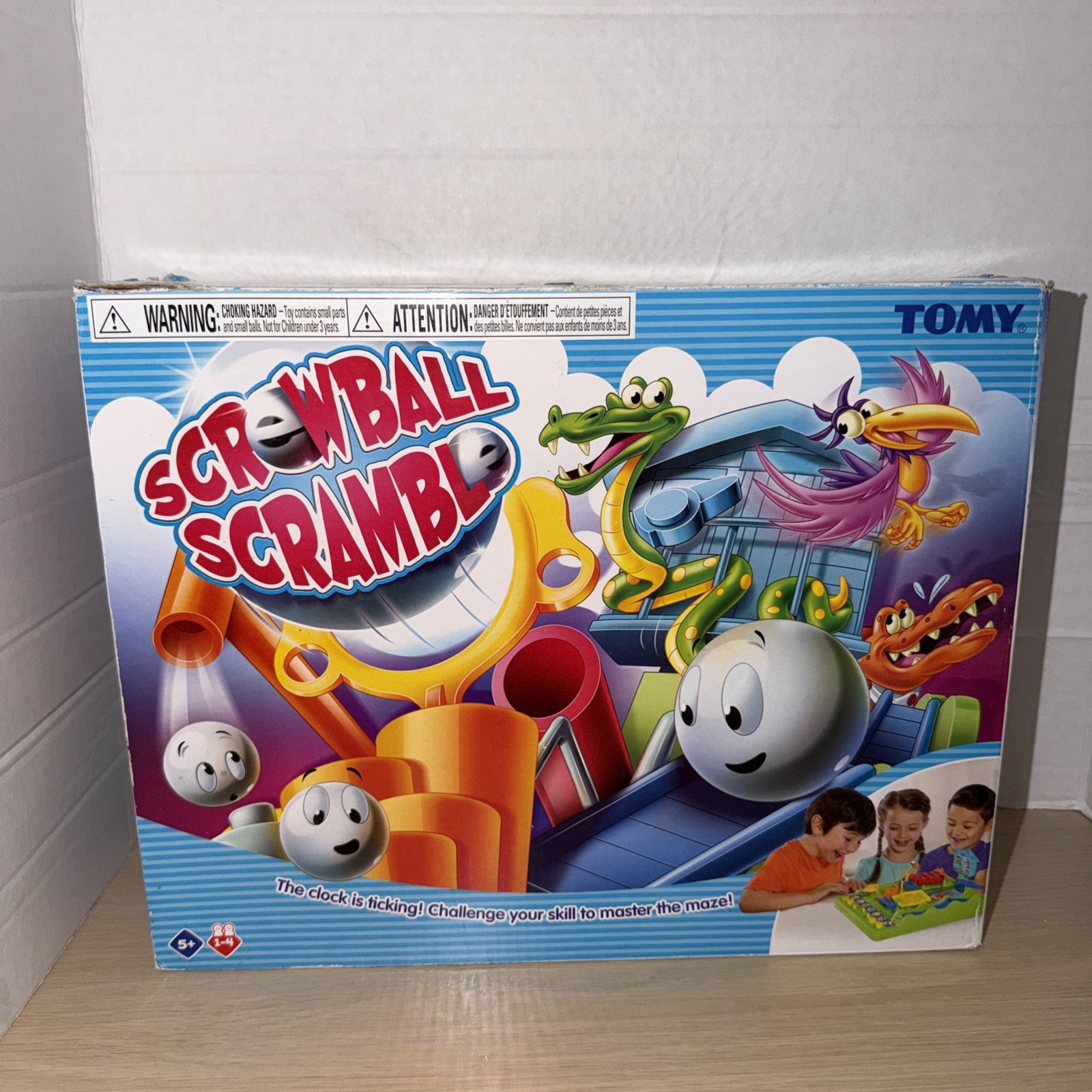 Screwball Scramble Classic Retro Action Board Game by TOMY Complete