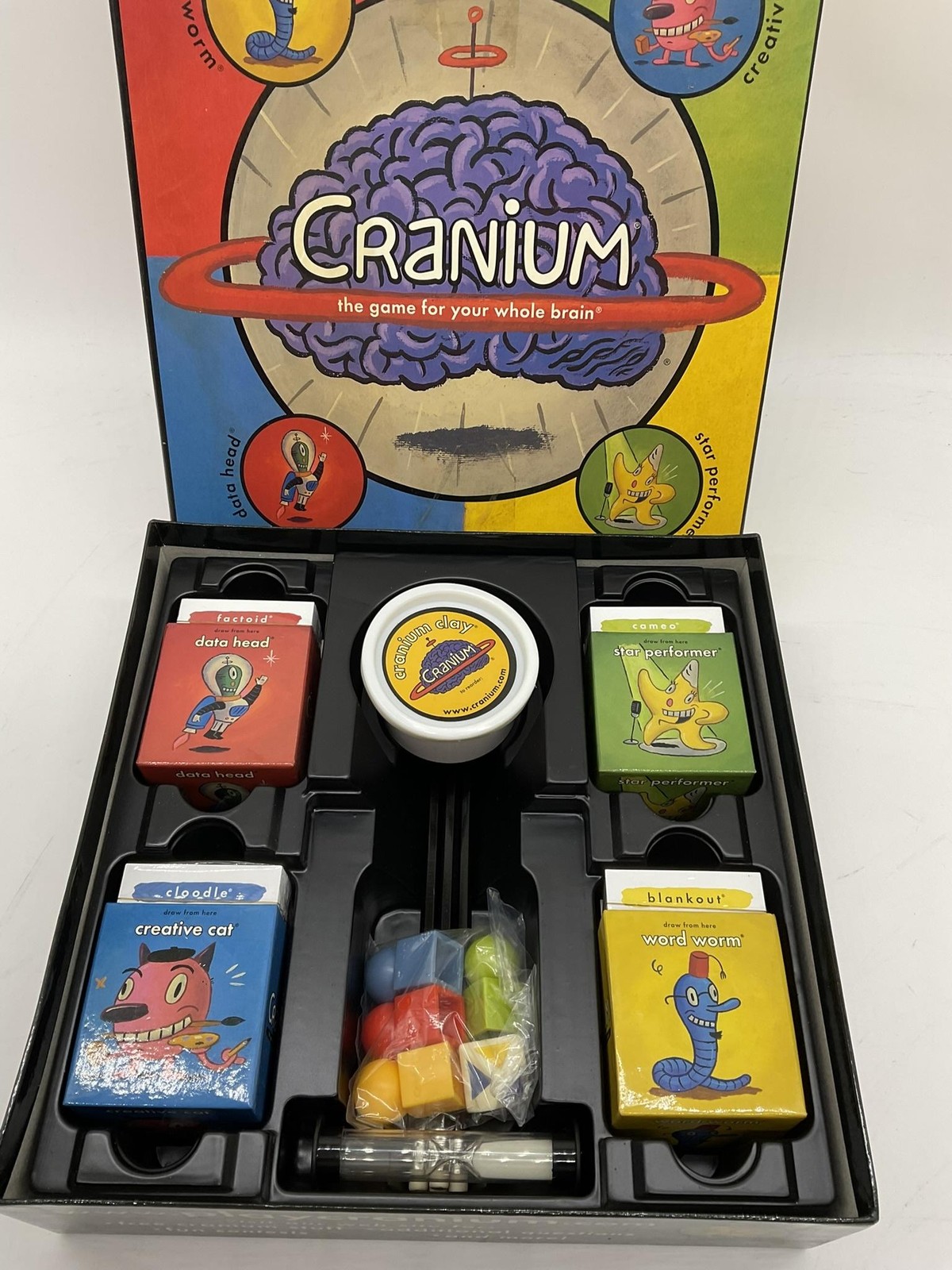 Vintage Cranium Board Game 1998 2002 Family Party Complete 4+ Players Fun NEW