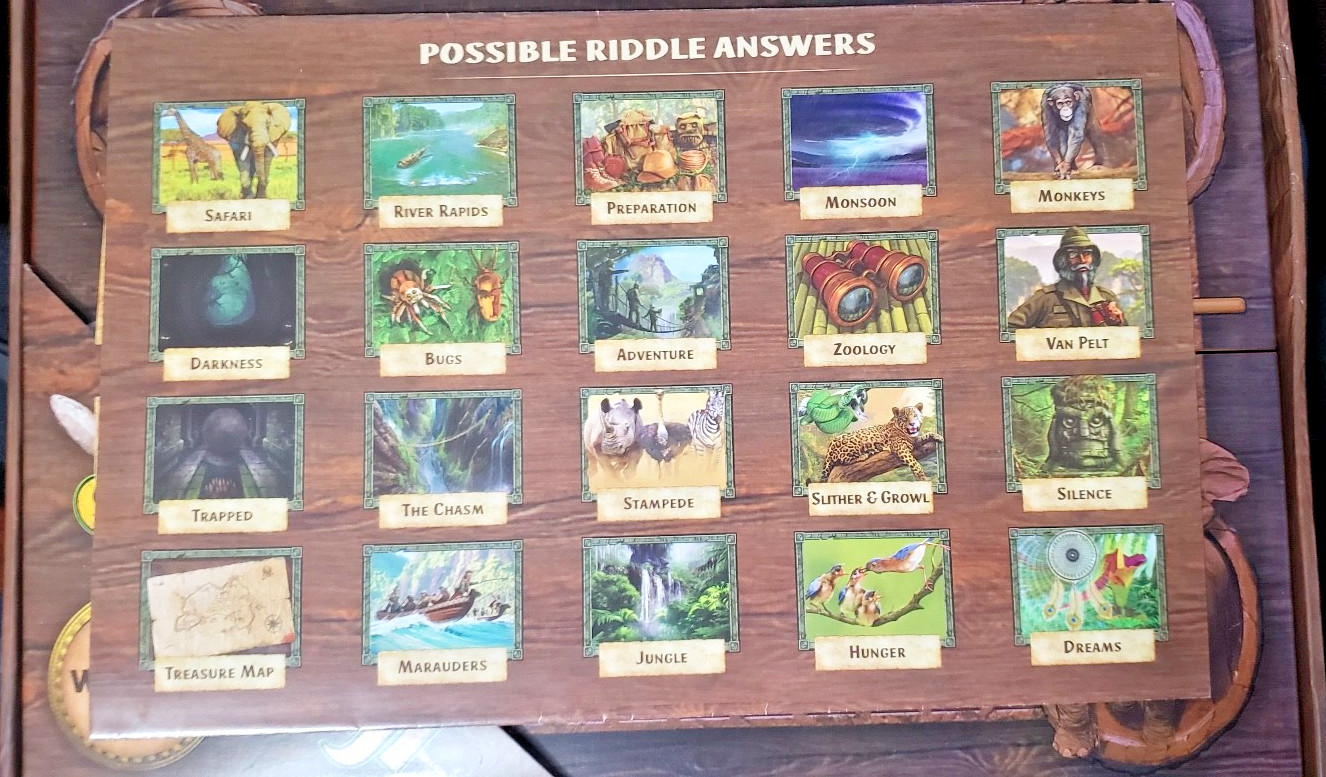 Jumanji the Game Real Wooden Box Edition of the Classic Adventure Board Game